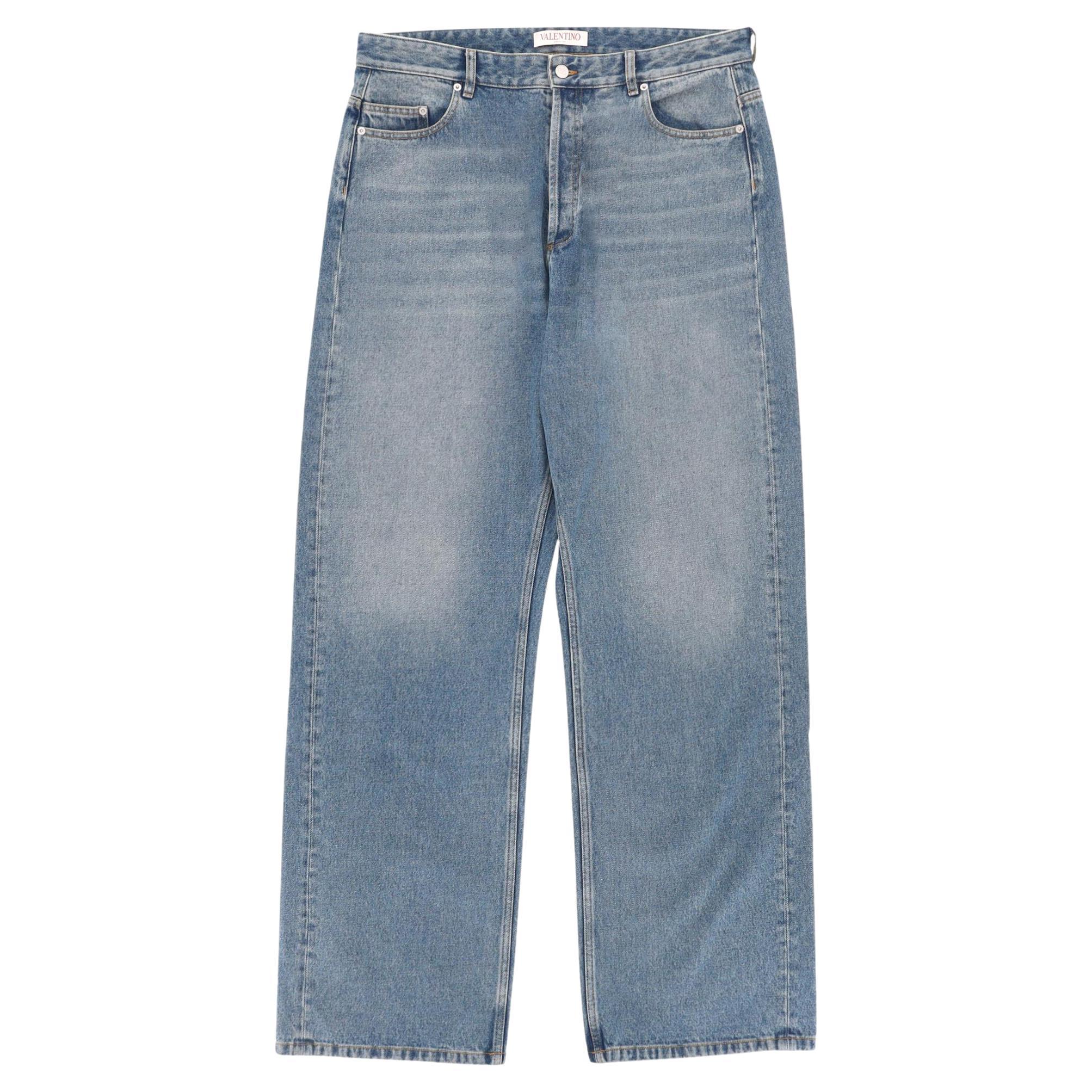 Vaqueros Valentino de tiro alto y pernera ancha