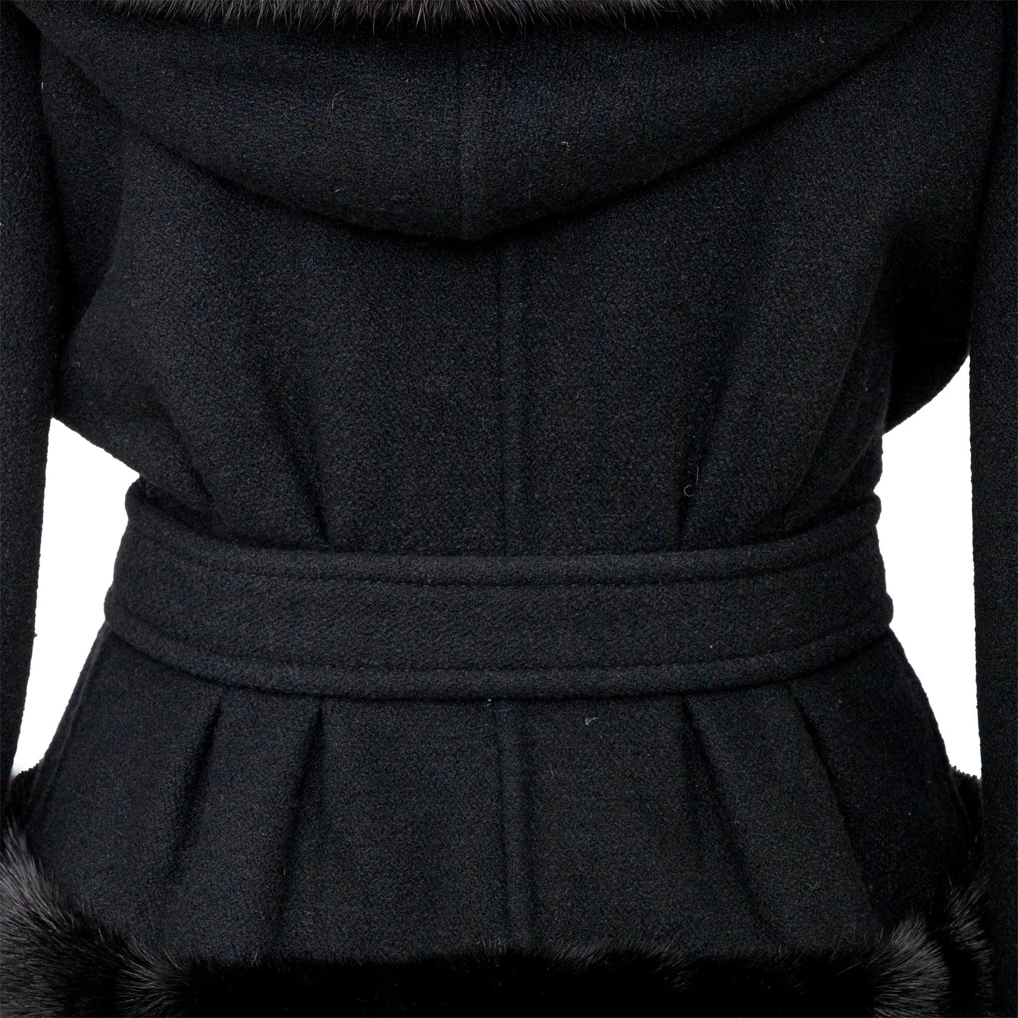 Valentino - Veste en laine à capuche - '10s Pour femmes en vente