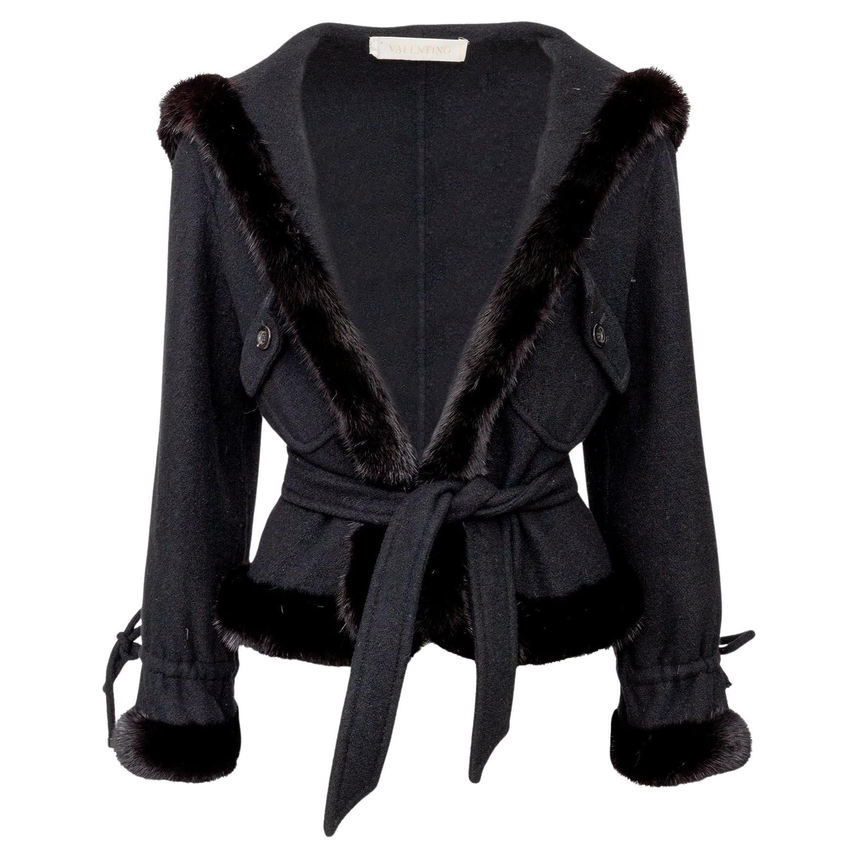 Valentino - Veste en laine à capuche - '10s en vente