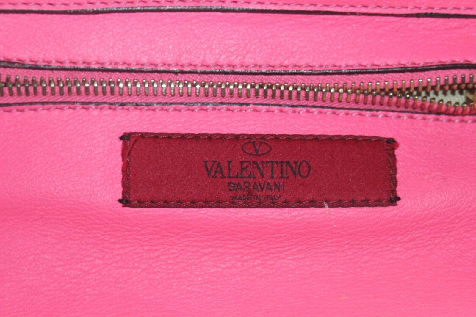 Valentino Hot Pink Rockstud 2way Tote Small 1VAL1129K For Sale 5