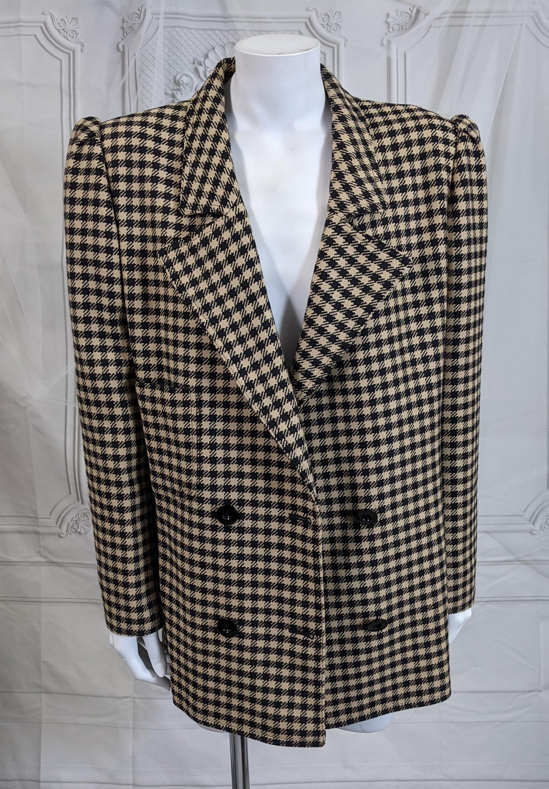 Valentino Houndstooth Blazer For Sale 