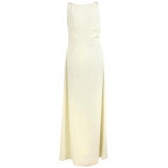 Valentino Ivory Silk Wedding Vintage Dress, 2000s