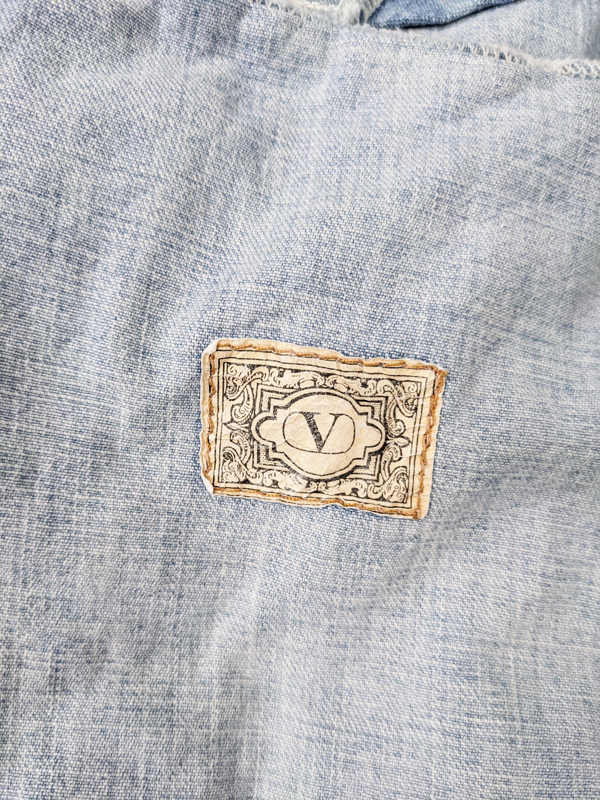 Valentino Jeans Mens Vintage Denim Jacket 5
