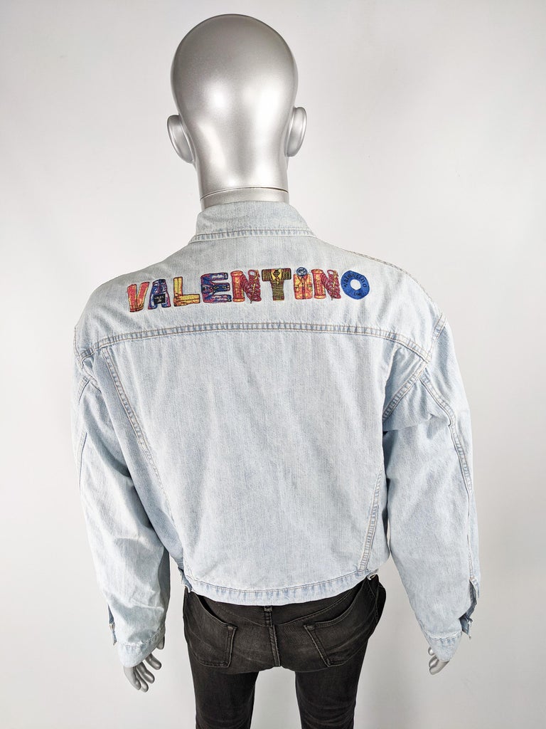 Mesterskab fællesskab menneskemængde Valentino Jeans Mens Vintage Denim Jacket For Sale at 1stDibs