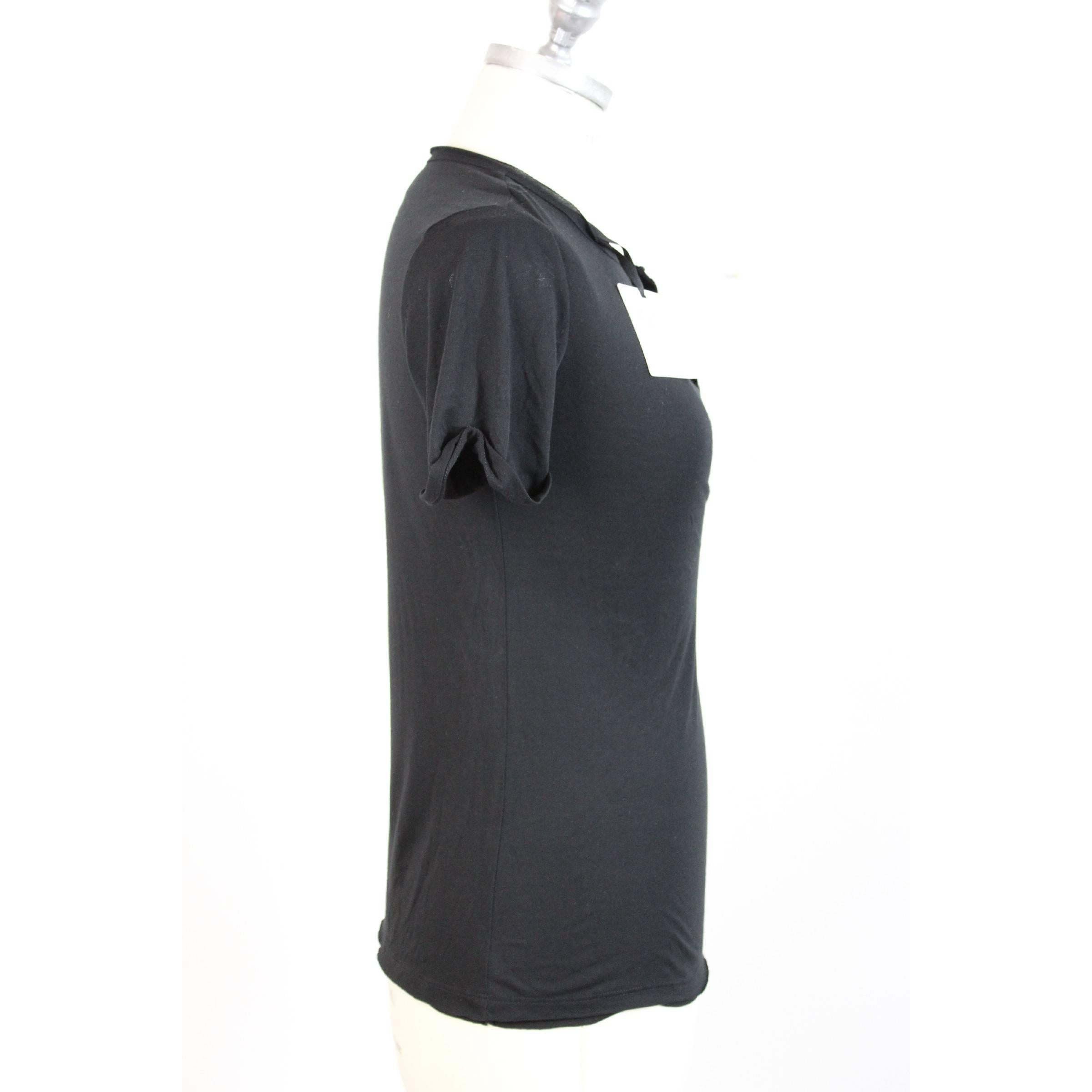 Women's Valentino Jersey Bow Silk Cotton Vintage Black For Sale