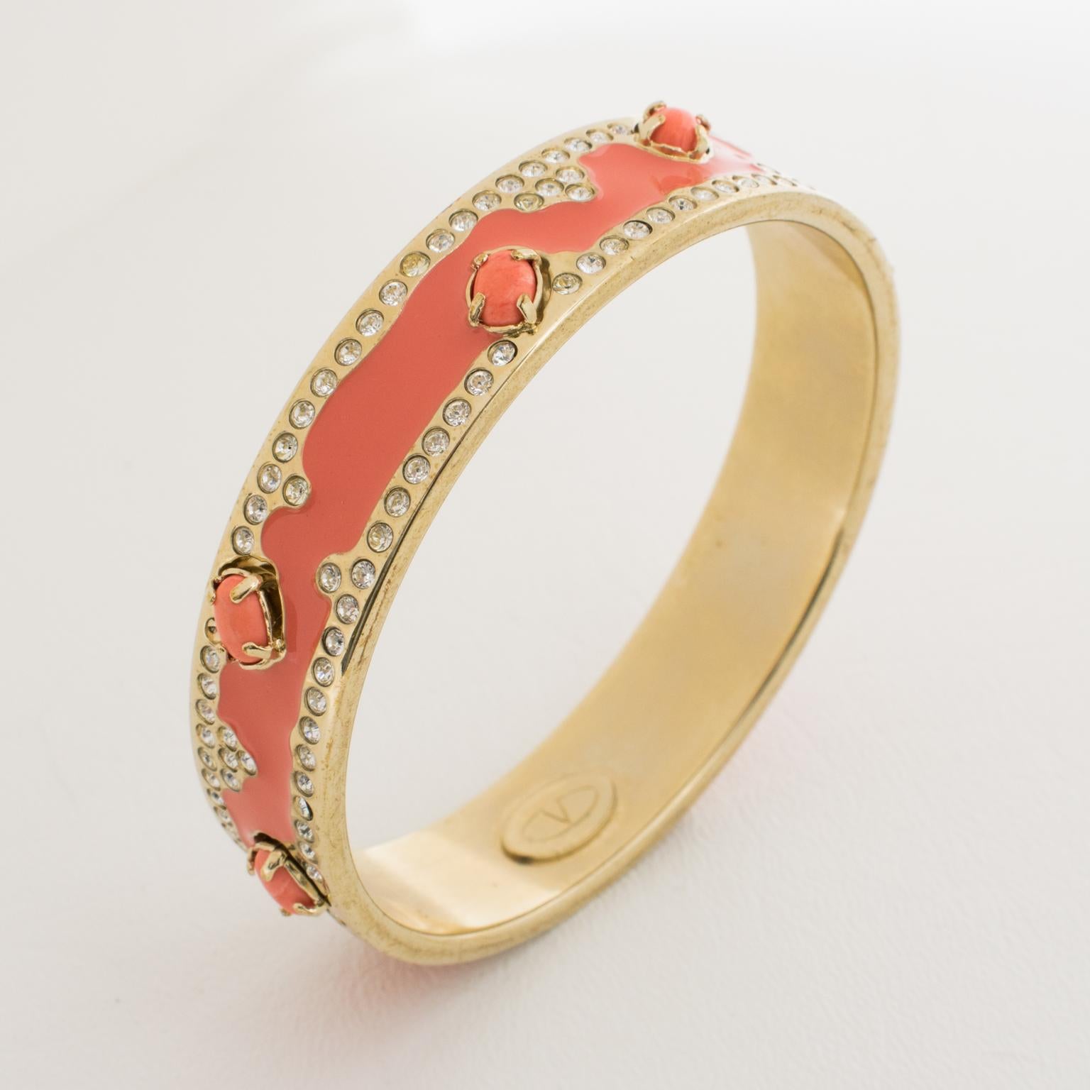 valentino pink bracelet