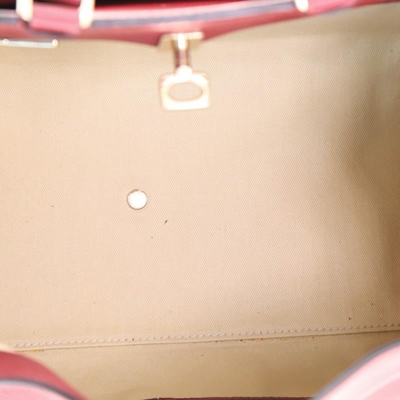 Women's or Men's Valentino Joy Lock Top Handle Bag Leather Large