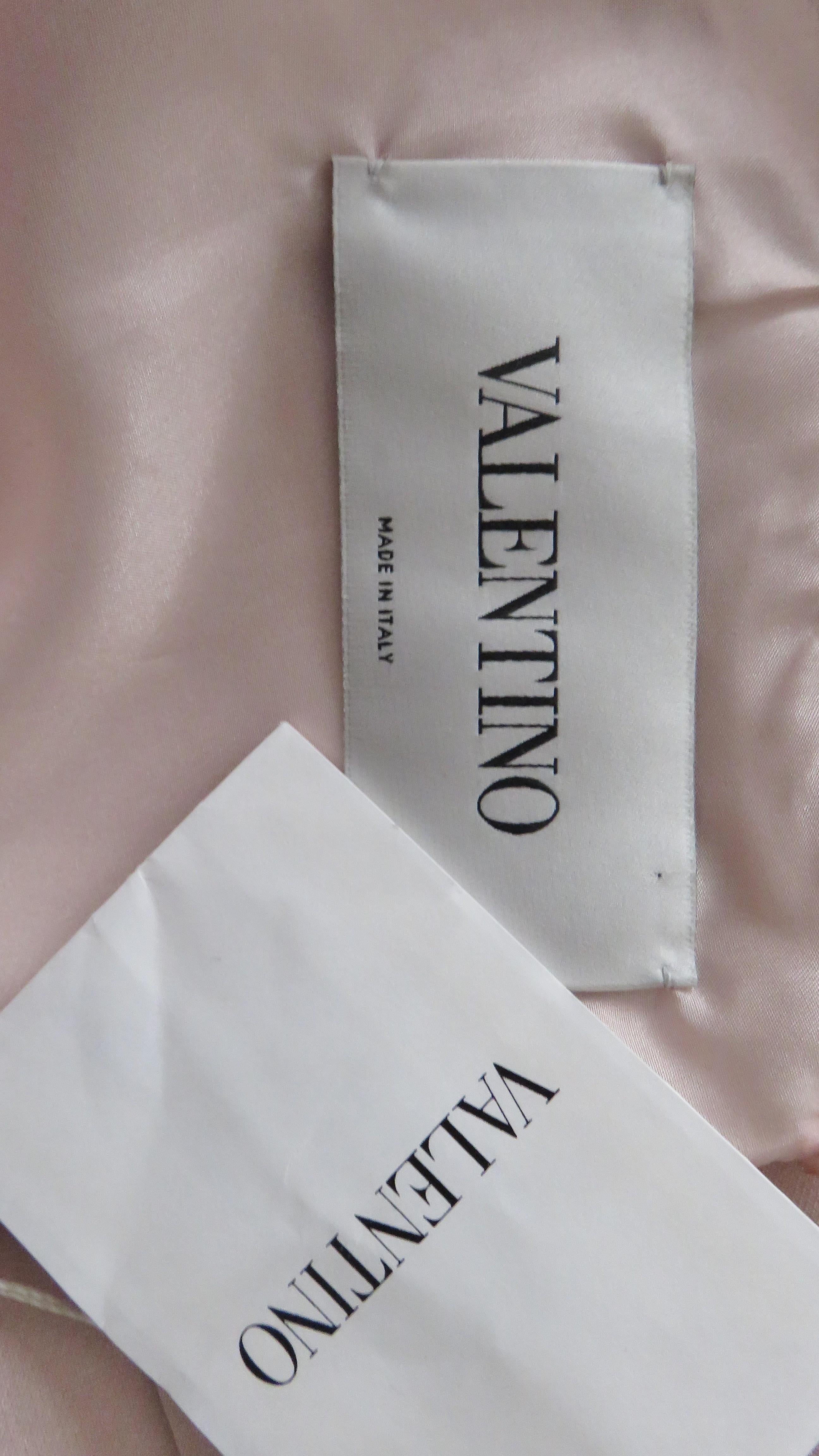 Valentino New Pink Silk Jumpsuit with Cut out Back  For Sale 5