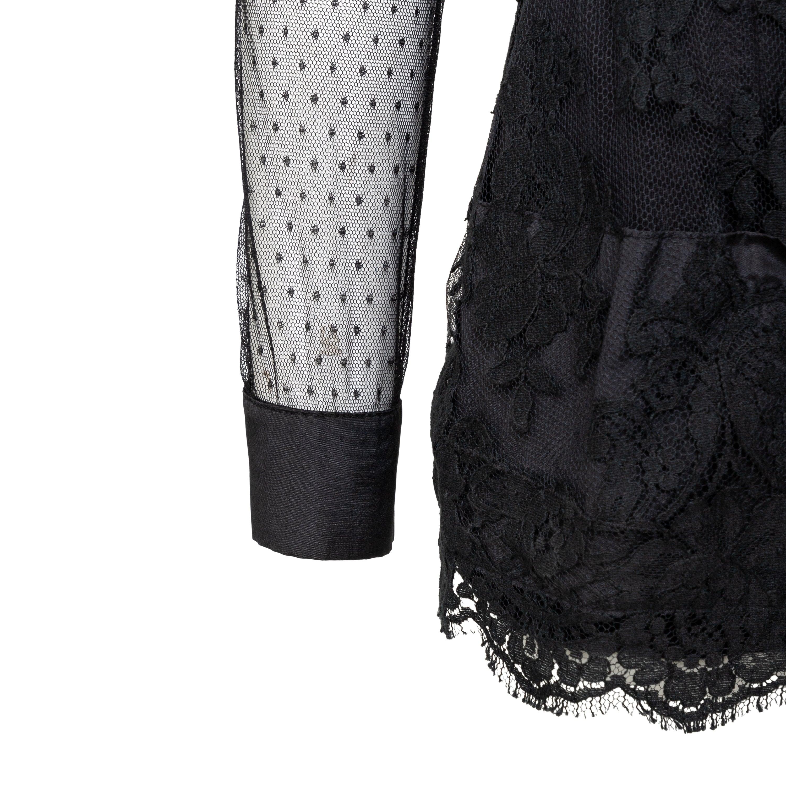 Valentino Lace Embroidered Long Top - '10s In Excellent Condition For Sale In Milano, IT