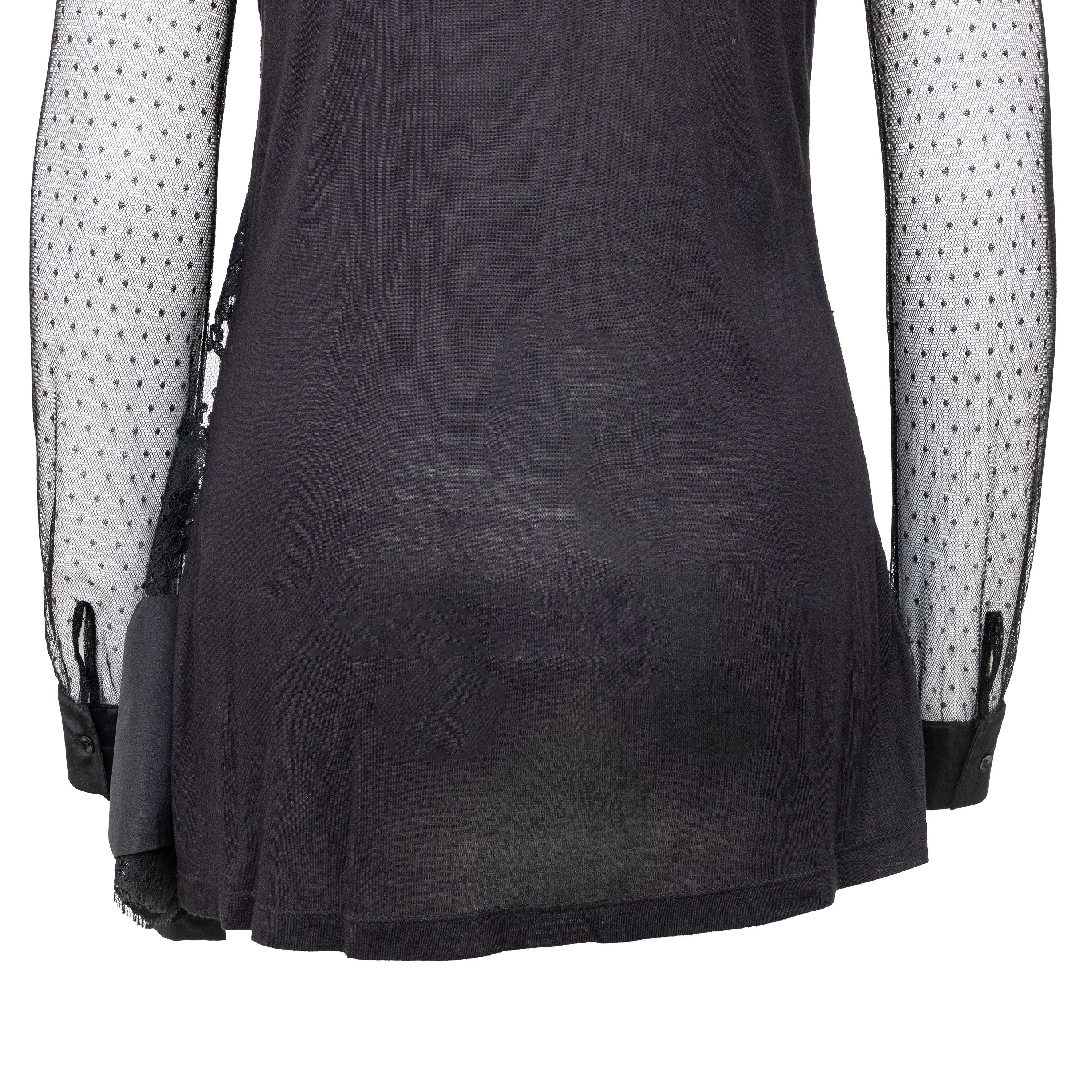 Women's Valentino Lace Embroidered Long Top - '10s For Sale