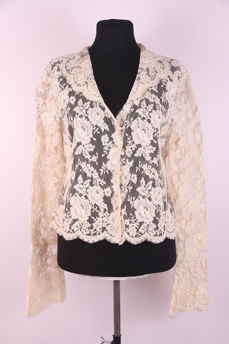 Beige Valentino lace jacket For Sale