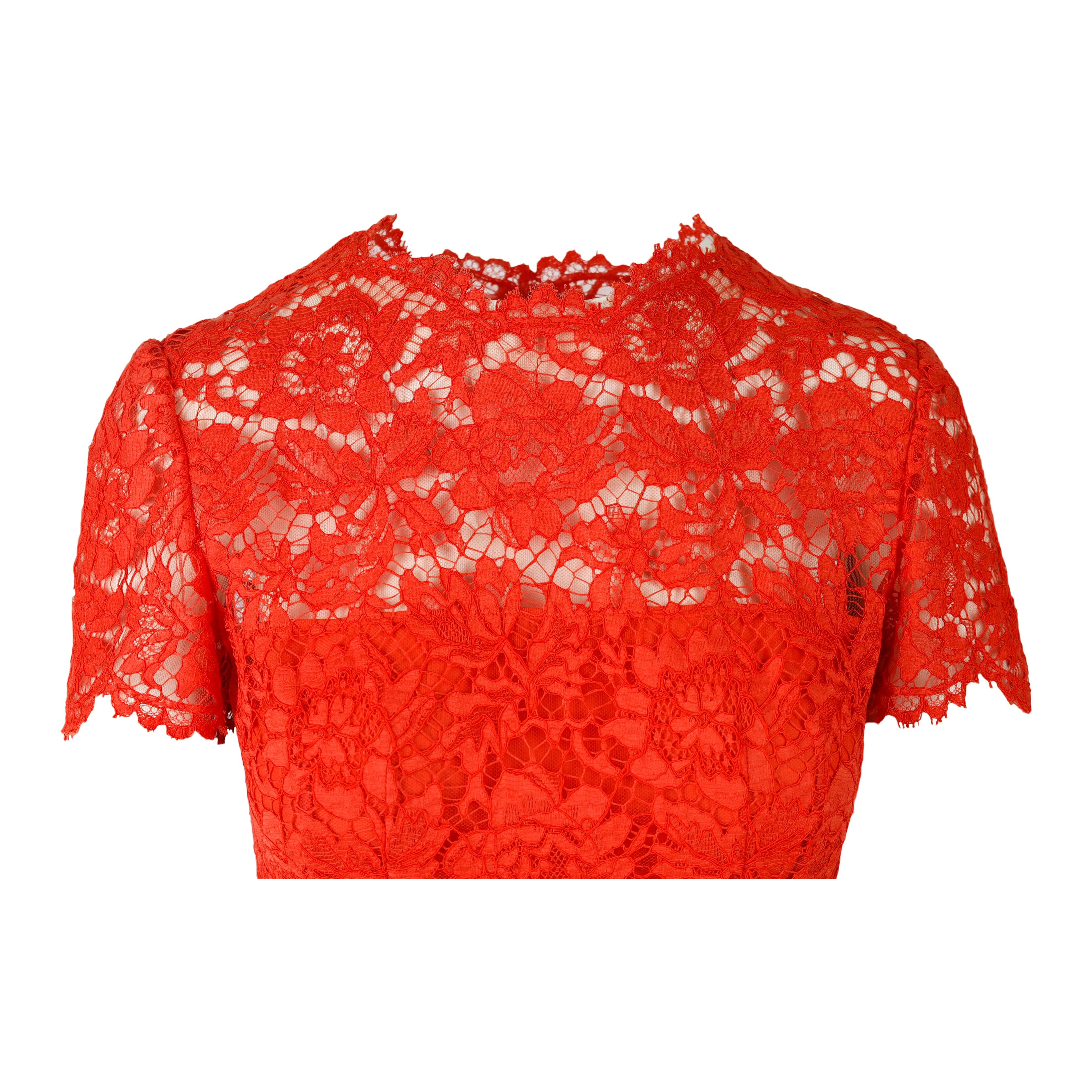 Valentino Lace Midi Dress - '10s In Excellent Condition For Sale In Milano, IT