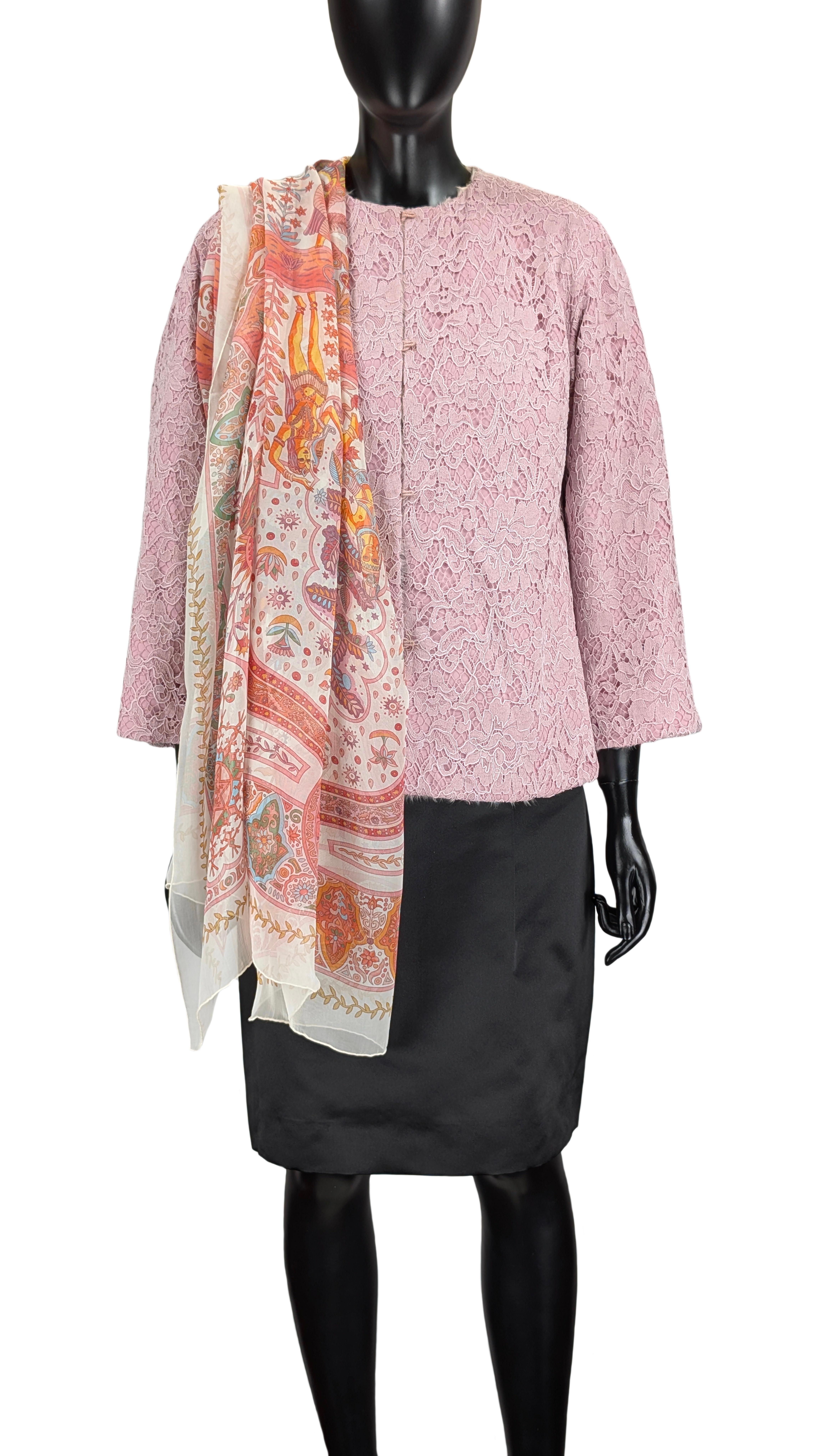 Chaqueta rosa cordero VALENTINO en venta 7