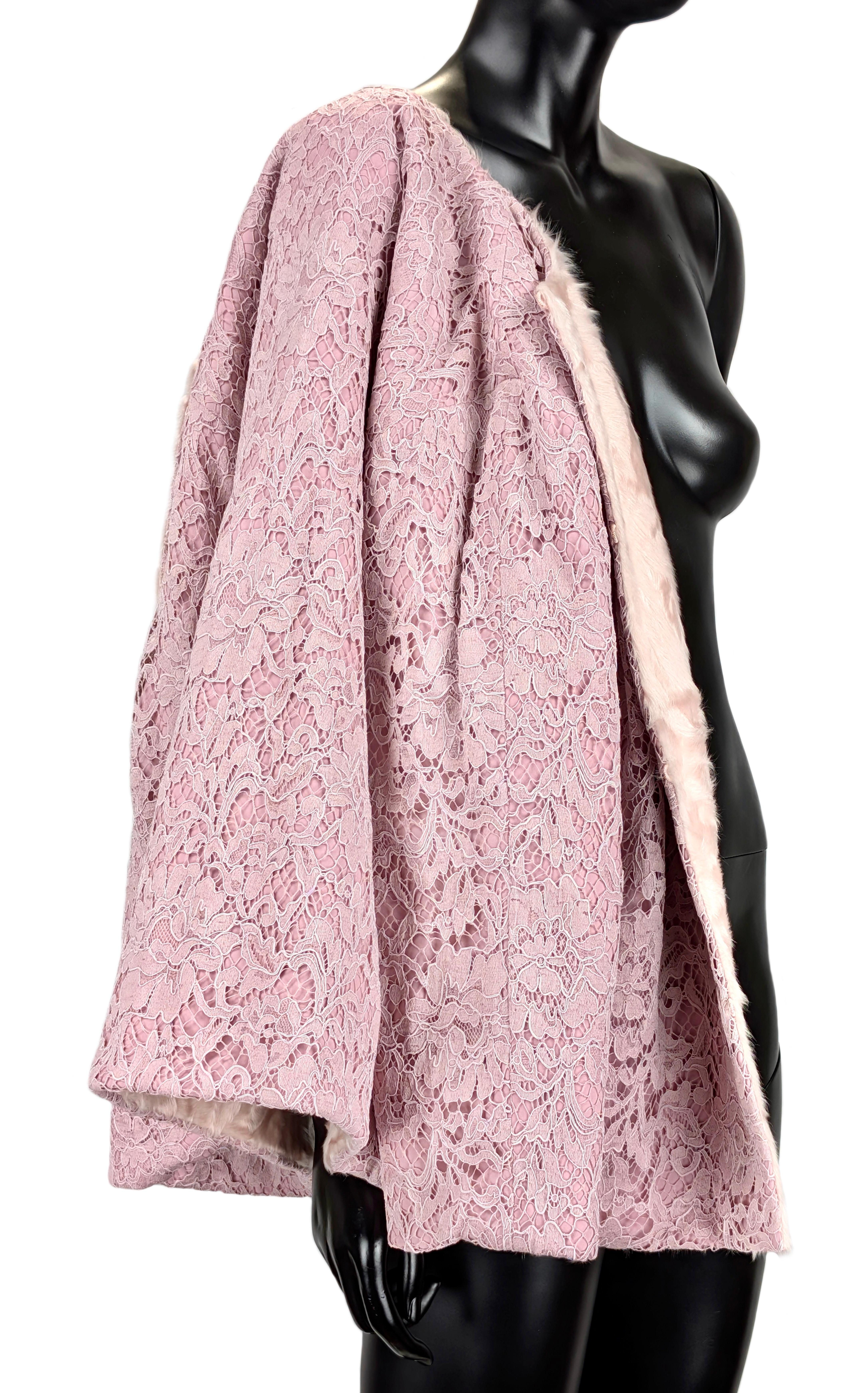 Chaqueta rosa cordero VALENTINO en venta 9