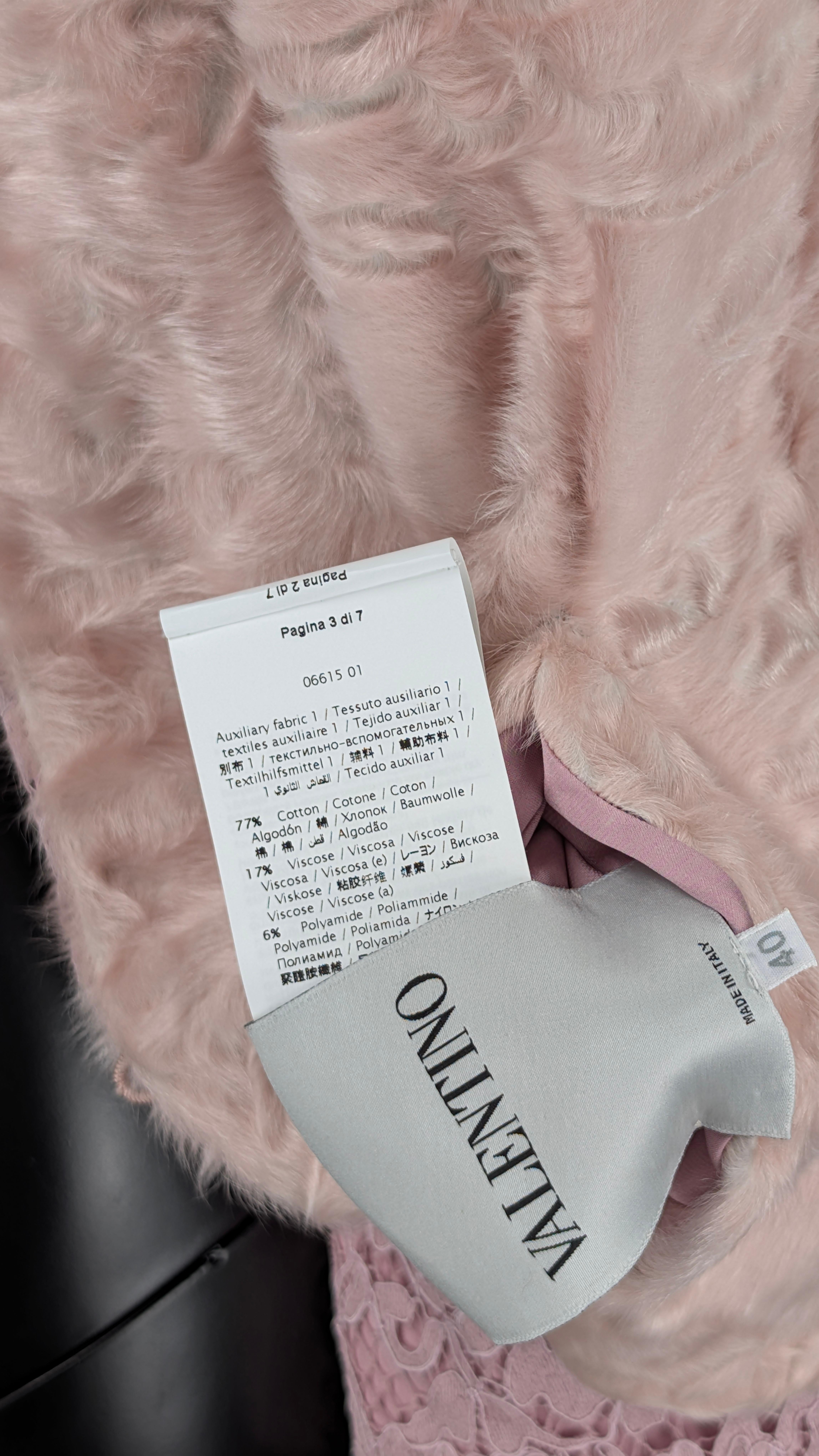 Chaqueta rosa cordero VALENTINO en venta 12