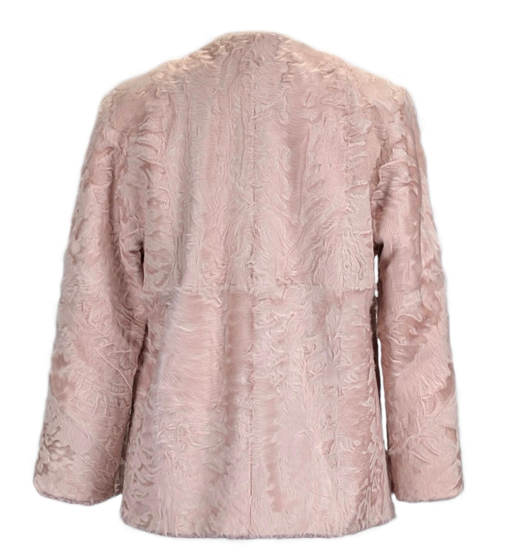 Chaqueta rosa cordero VALENTINO en venta 1