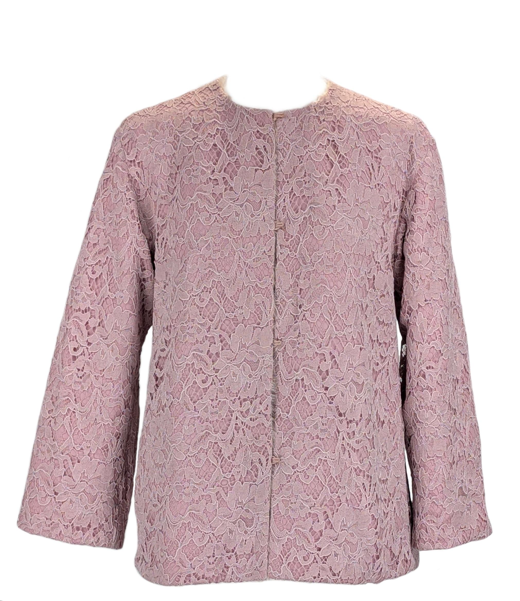 Chaqueta rosa cordero VALENTINO en venta 3