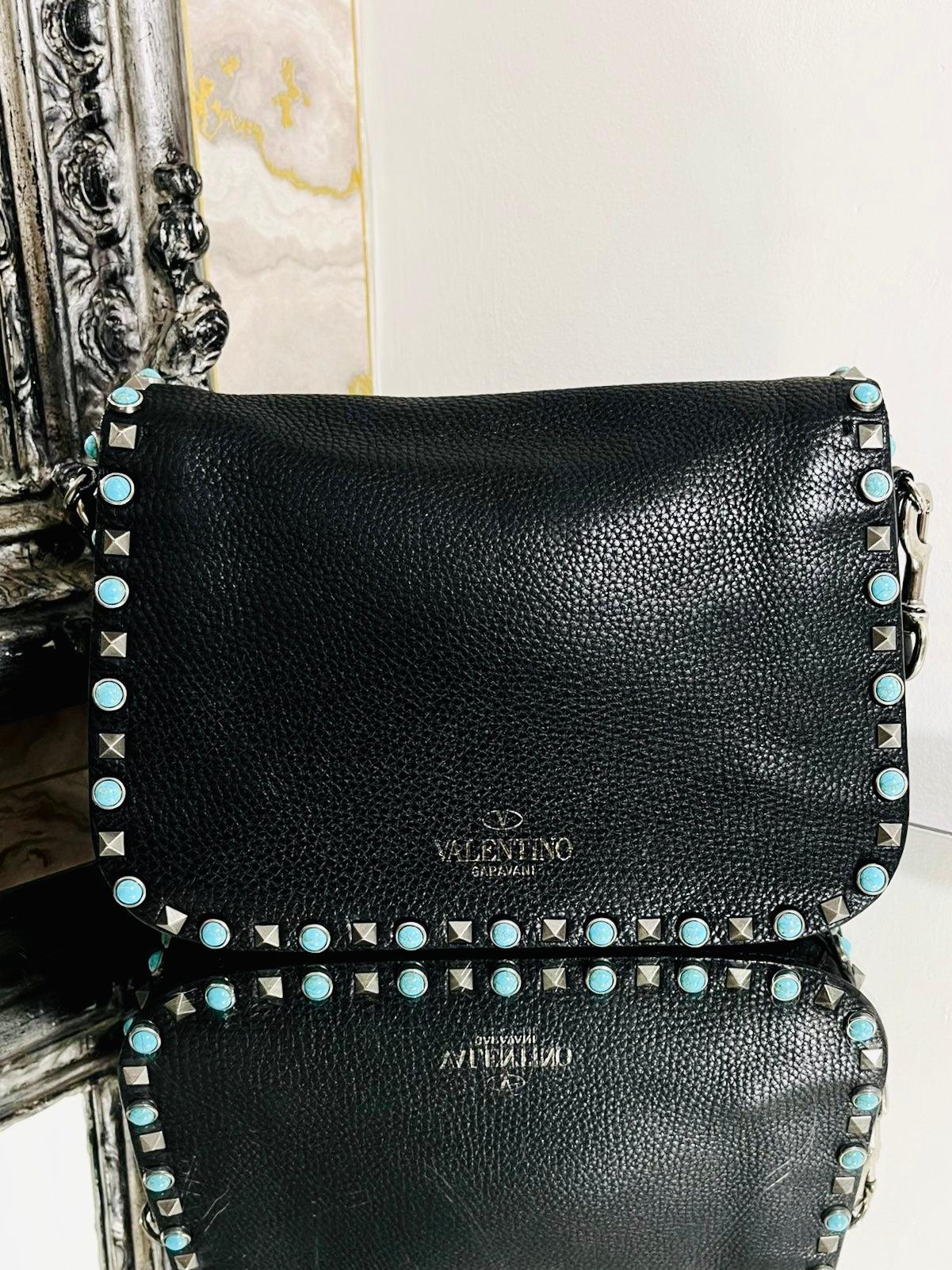 Valentino Leather Guitar Rockstud Bag In Good Condition In London, GB
