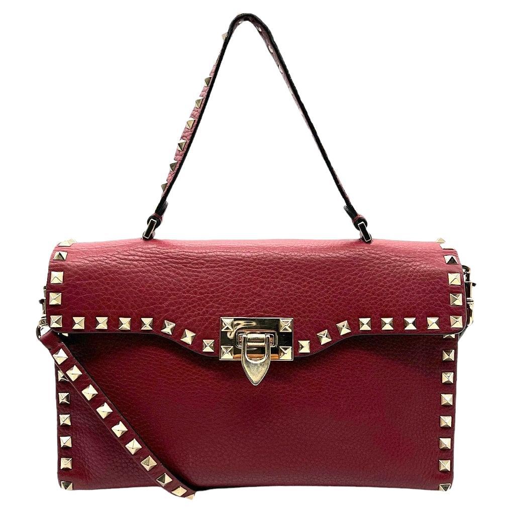 Valentino Leather Rockstud Crossbody Bag For Sale at 1stDibs