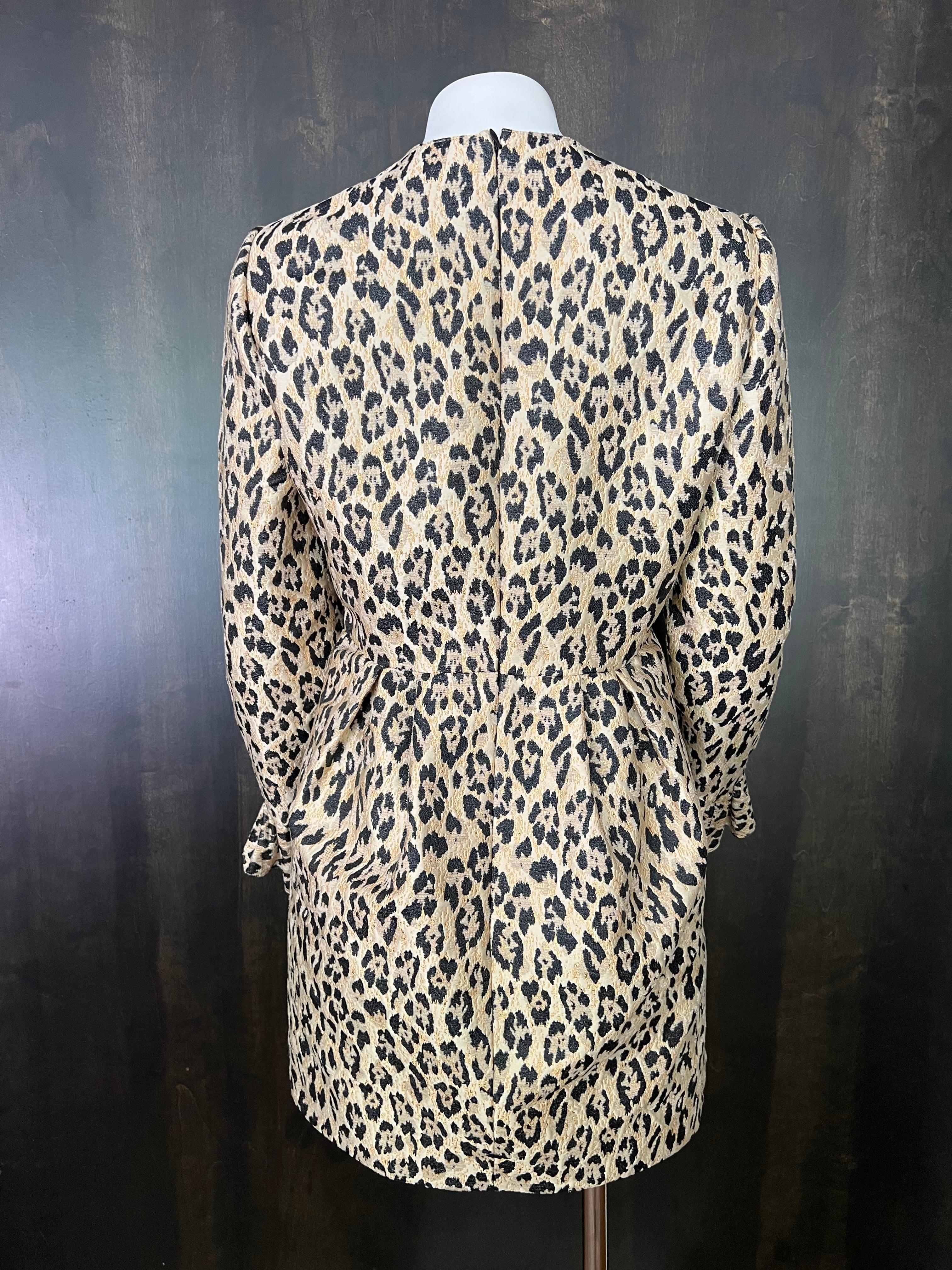 valentino leopard dress