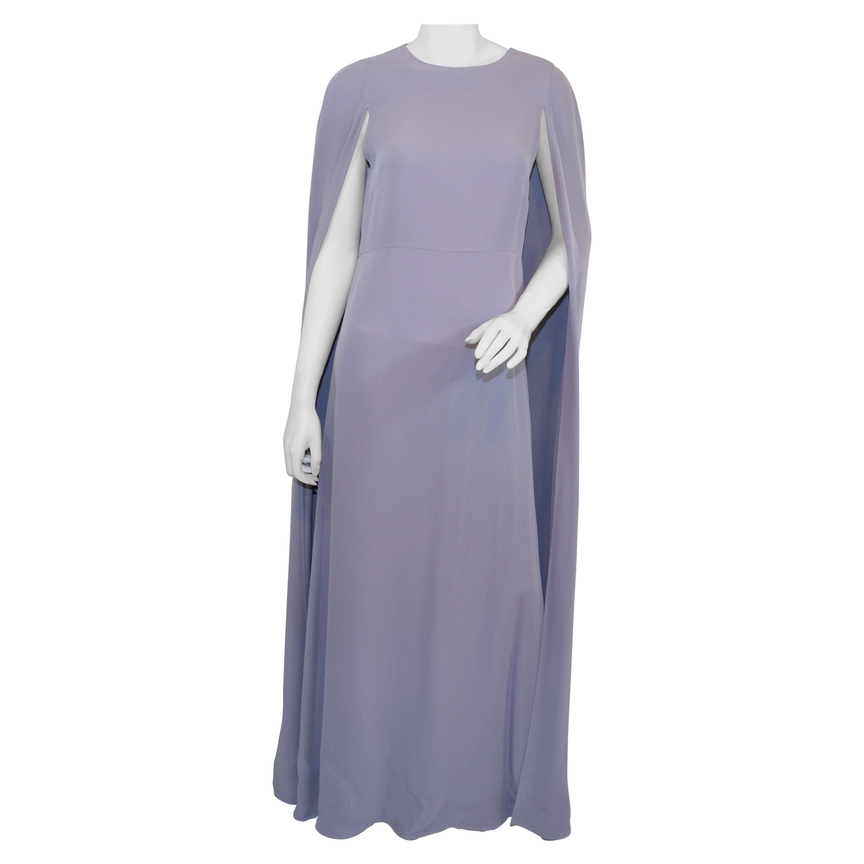 Valentino Lilac Cape Gown 