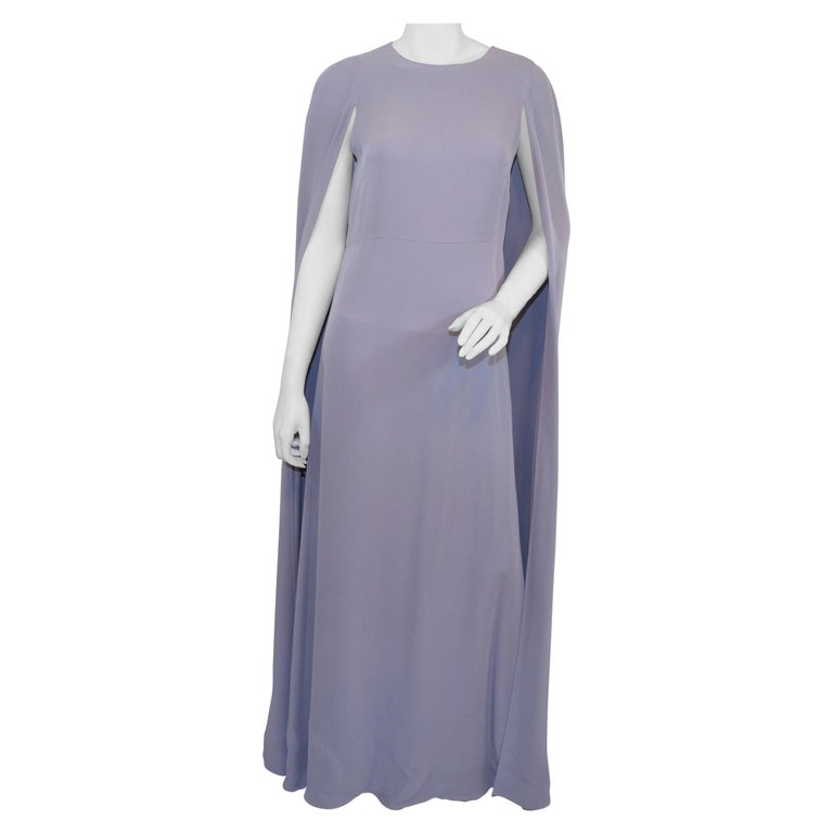 forum Omsorg Opdage Valentino Lilac Cape Gown at 1stDibs