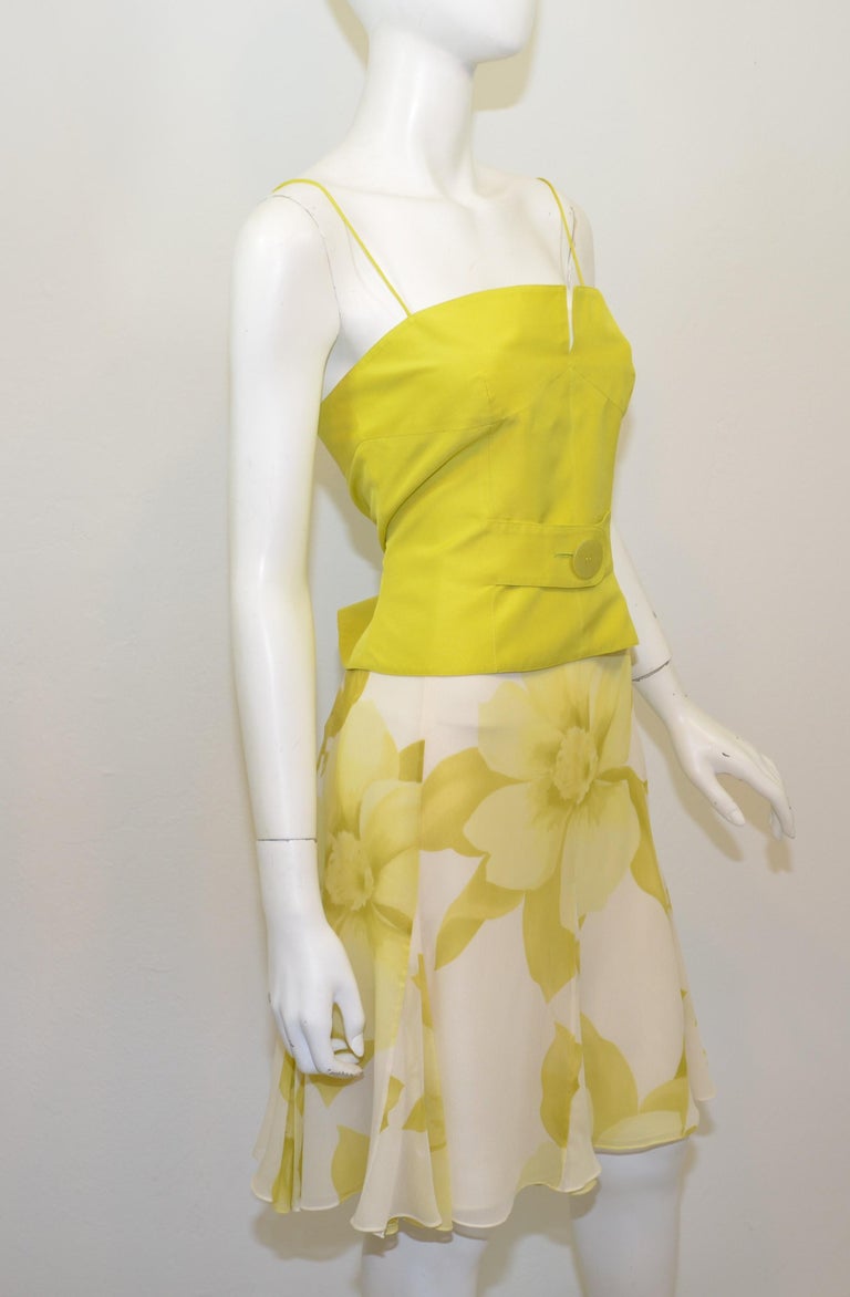 valentino lime dress