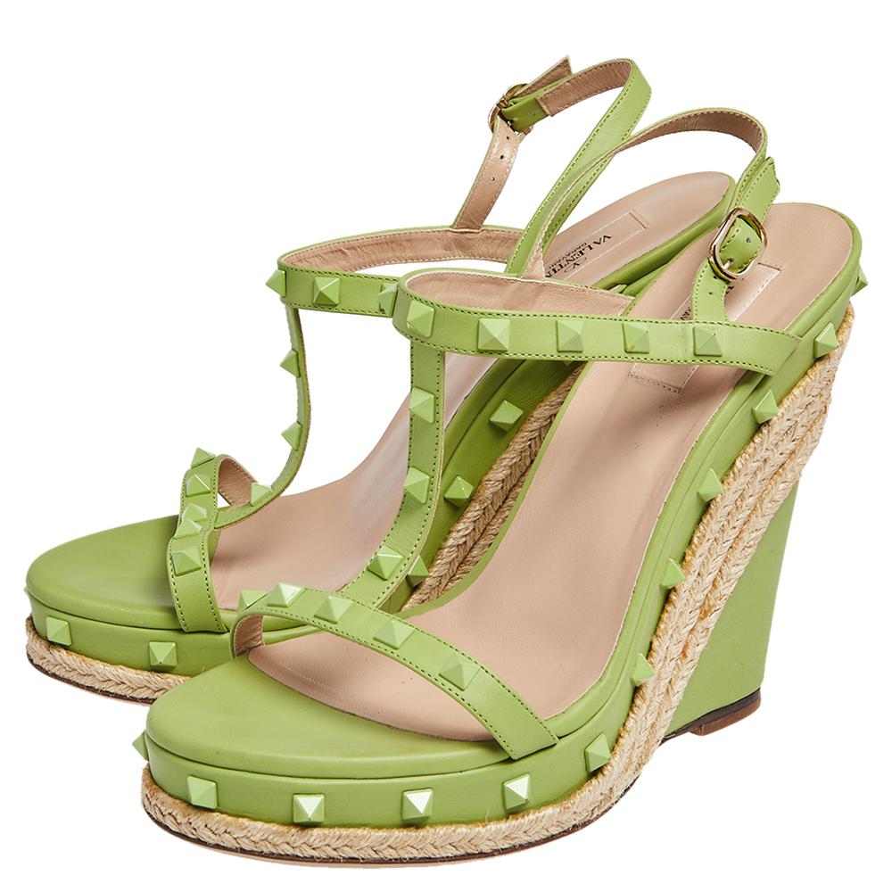 lime green wedges