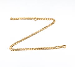 Valentino Link Necklace in 18k Yellow Gold