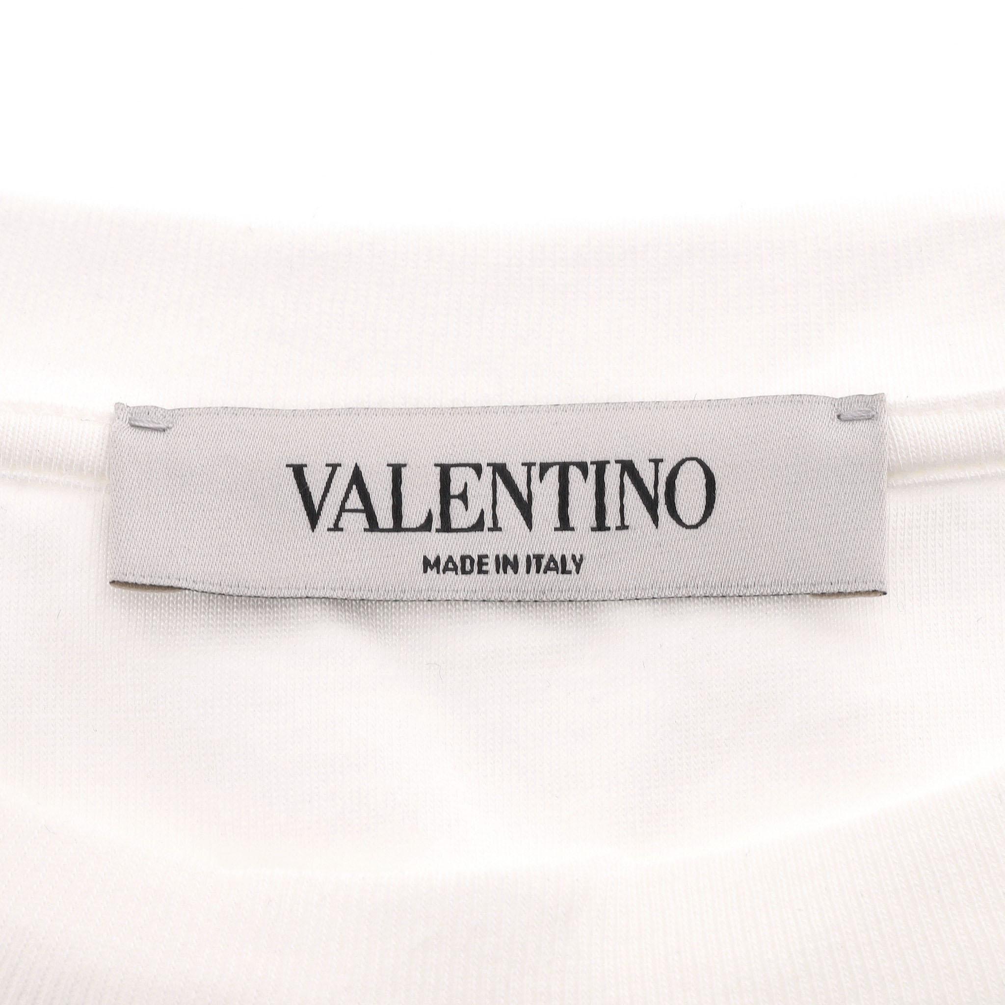 Women's Valentino Logo Cotton T-Shirt For Sale