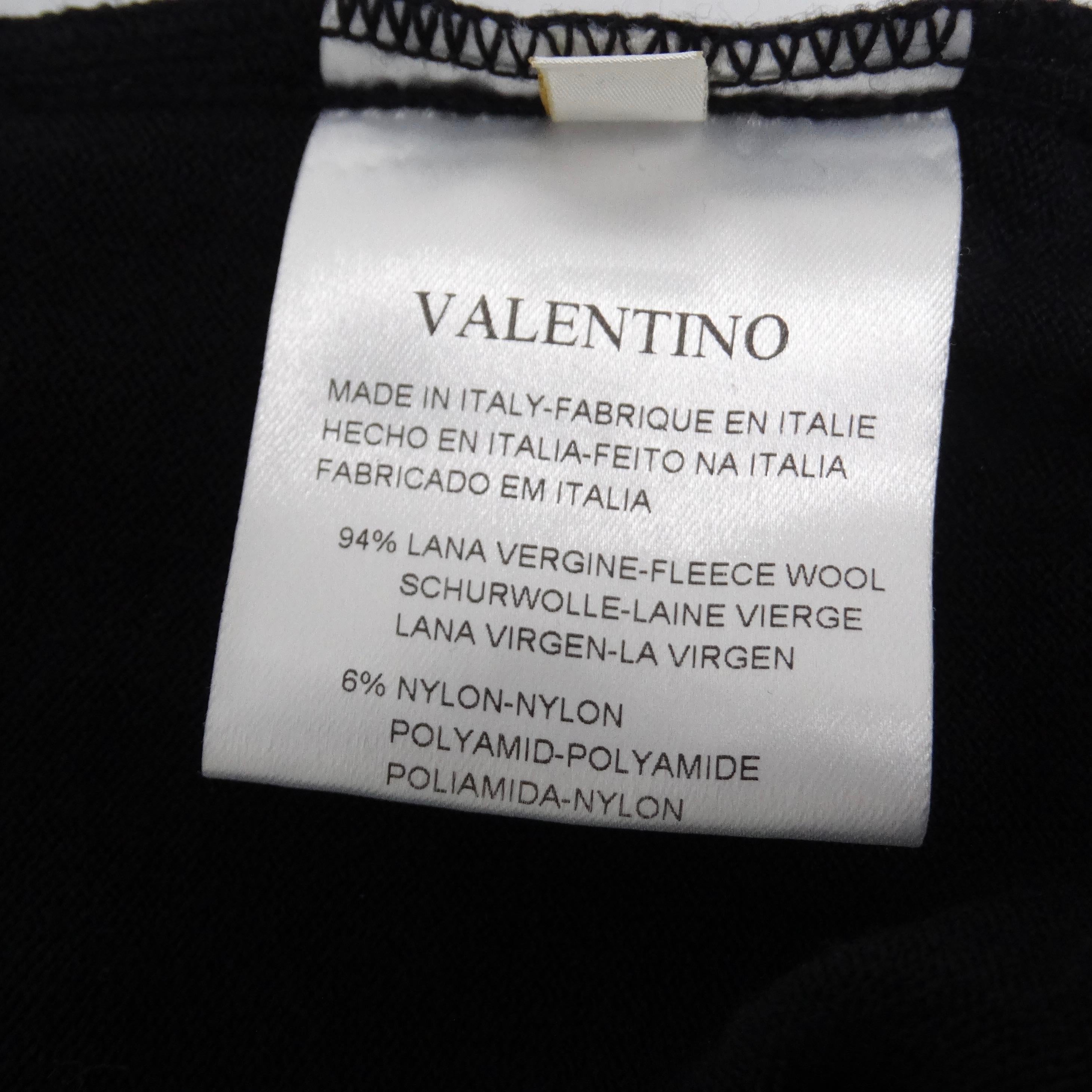 Valentino Langärmelige Bluse mit Twist-Motiv und Spitze im Angebot 10