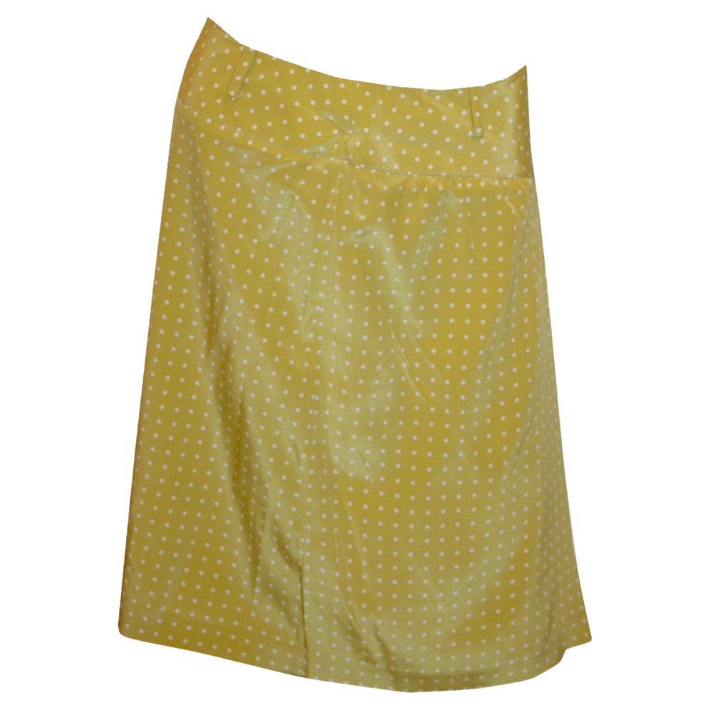 Valentino Main line Spot Silk Skirt