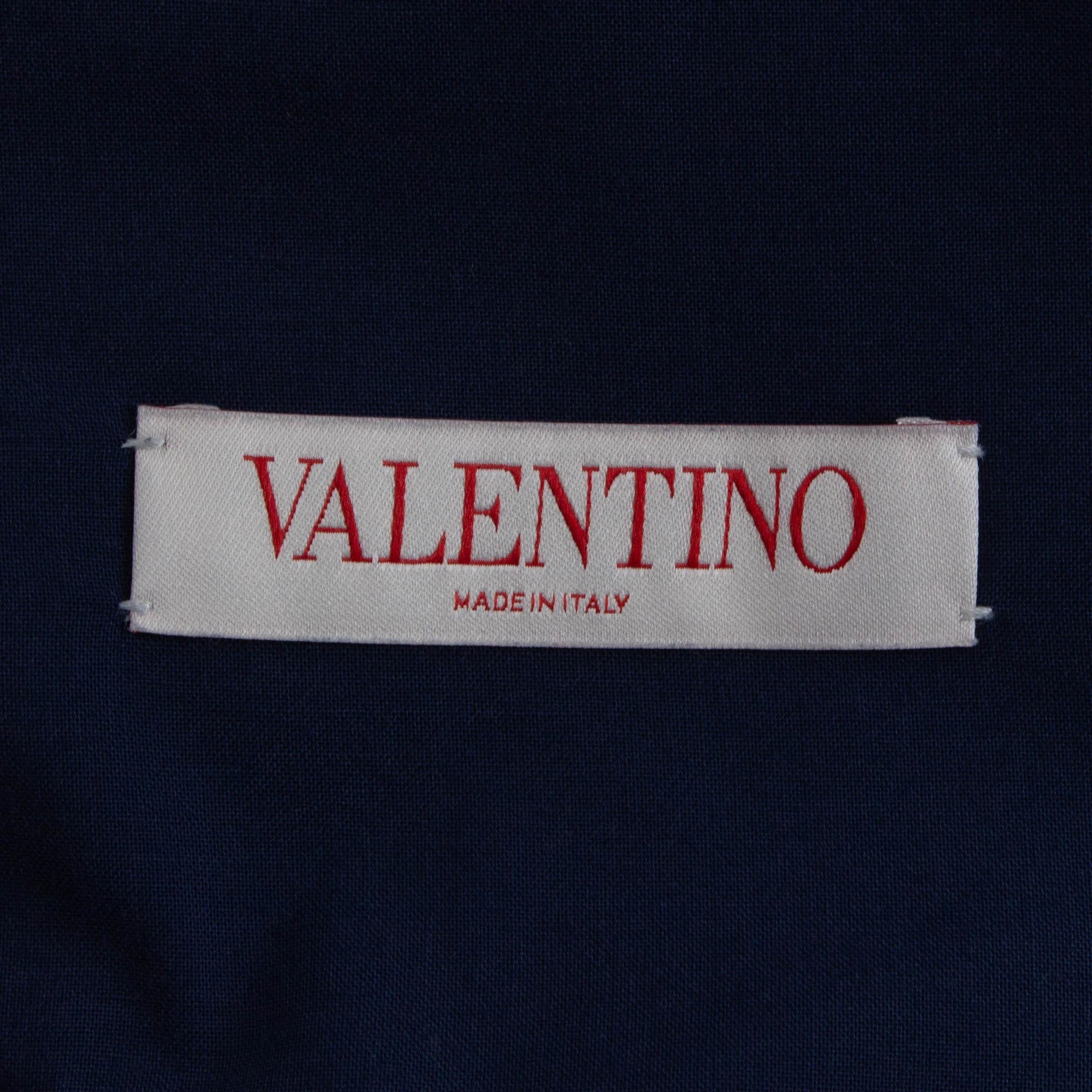 Donna Valentino Pantaloni di jeans blu medio 2022 con cinturino largo 38 XS in vendita