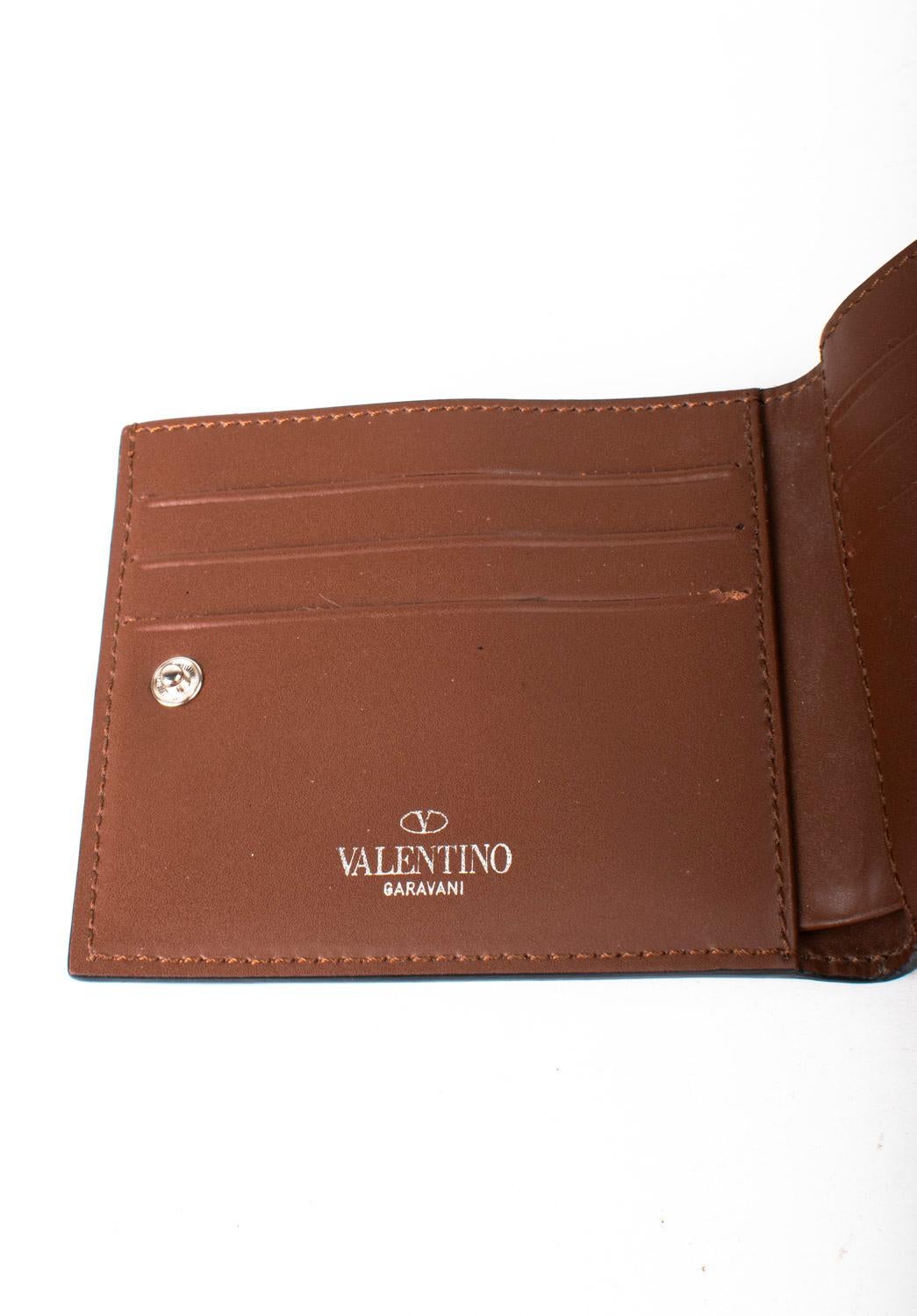 De los hombres Valentino Billetera Bifold de piel para hombre, S1502 en venta