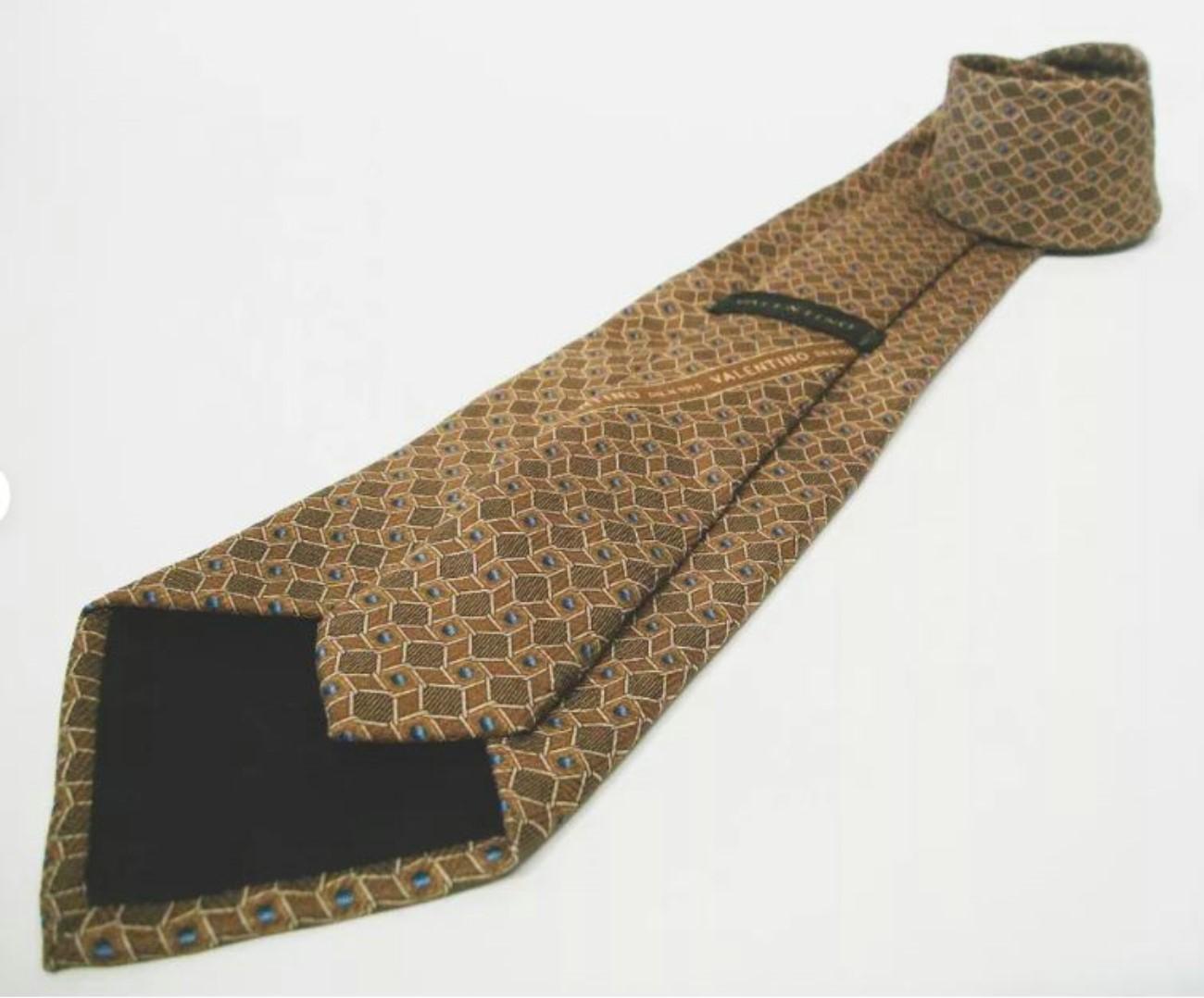 VALENTINO - Corbata de caballero - 100% Seda estampada - Made in Italy - Finales del siglo XX. Italiano en venta