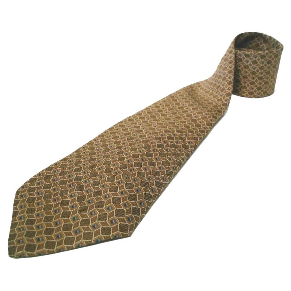 VALENTINO - Men's Neck Tie - 100% Printed Silk - Made in Italy - Late 20th C.