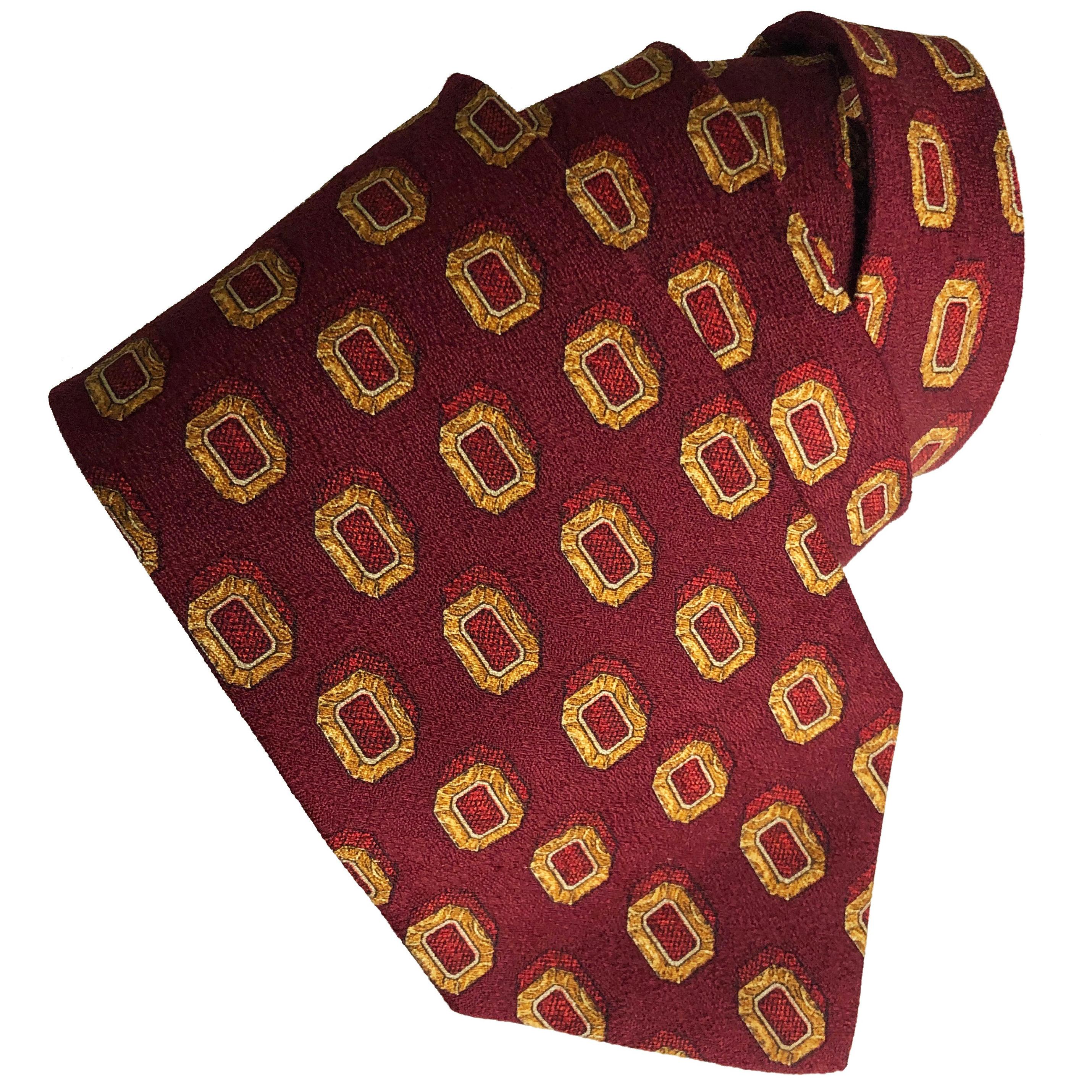 Valentino Mens Silk Neck Tie Vintage Cravate Italy For Sale at 1stDibs