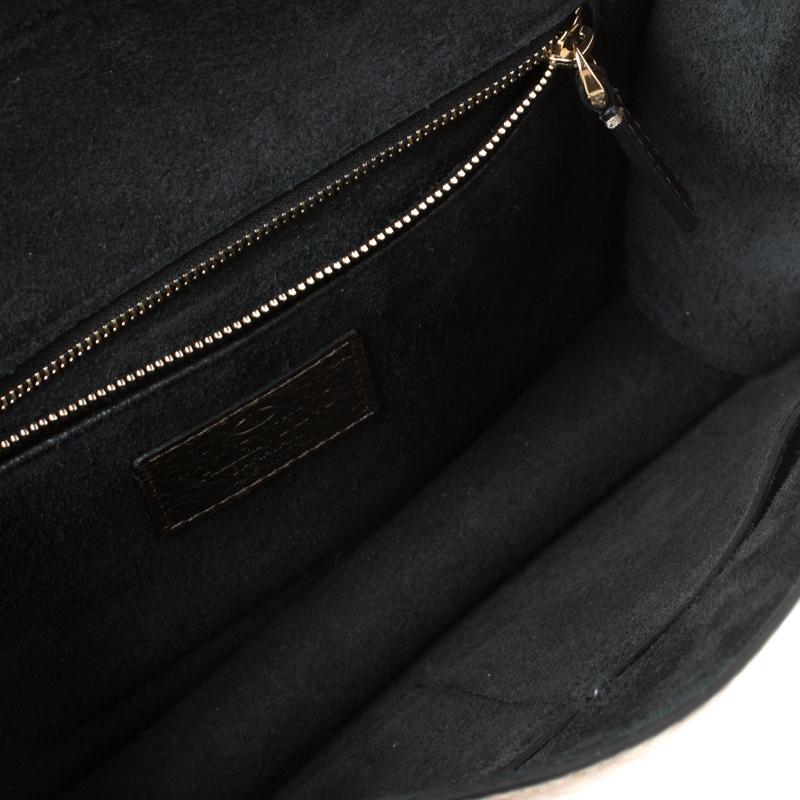 Valentino Metallic Leather Rockstud Medium Glam Lock Flap Bag 3
