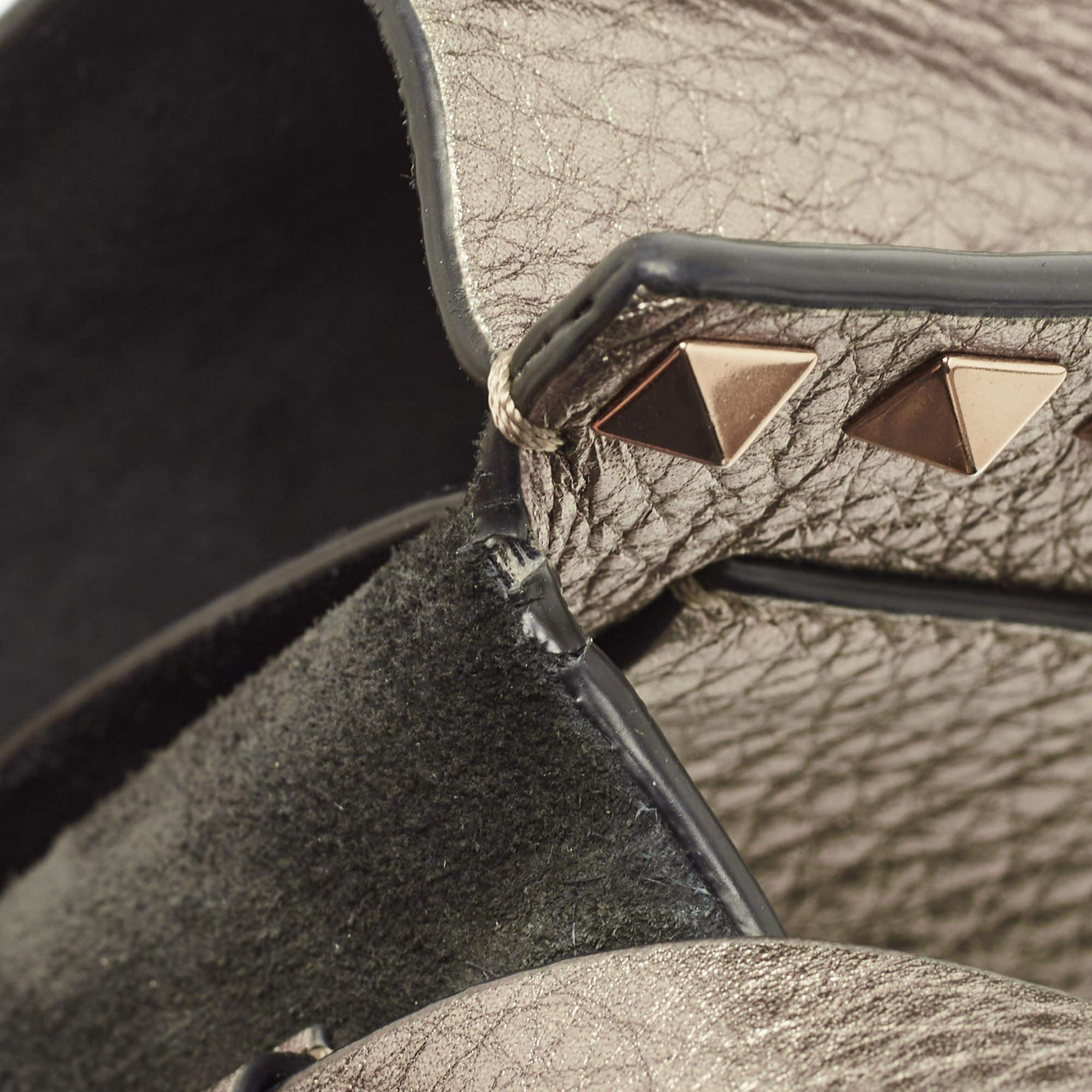 Valentino Metallic Leather Small Rockstud Crossbody Bag 5