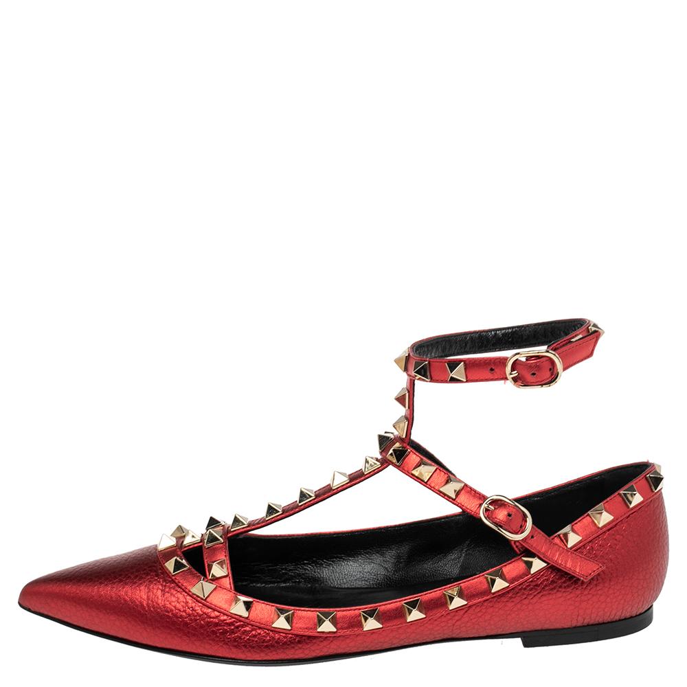 valentino red flats