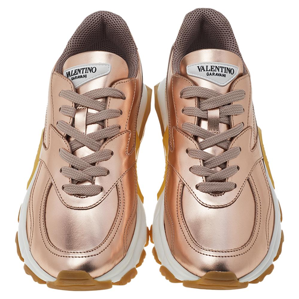 Valentino sneakers rose new arrivals gold
