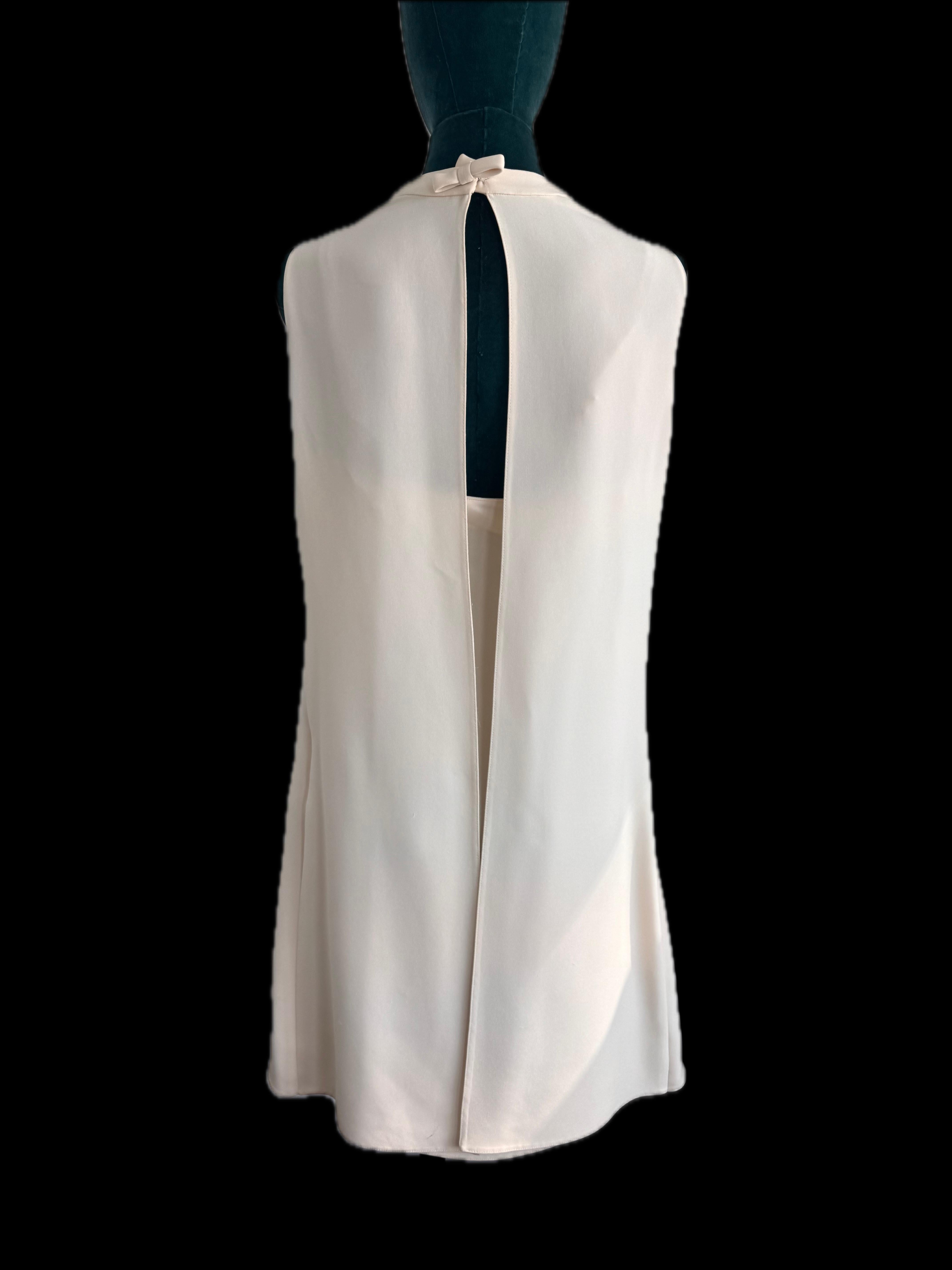 Valentino Mini Dress with cape detail  In Good Condition For Sale In Toronto, CA