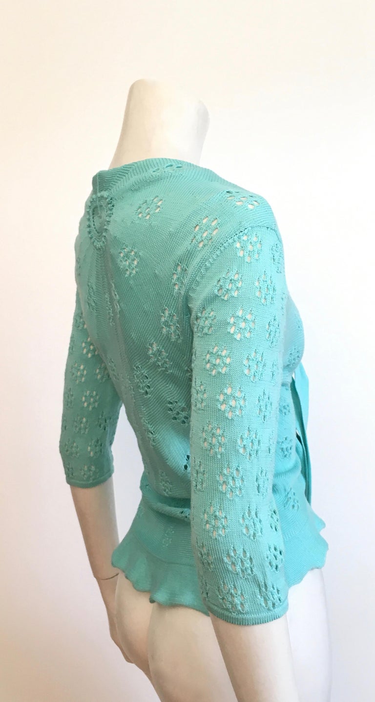 Sweater Vest in Mint