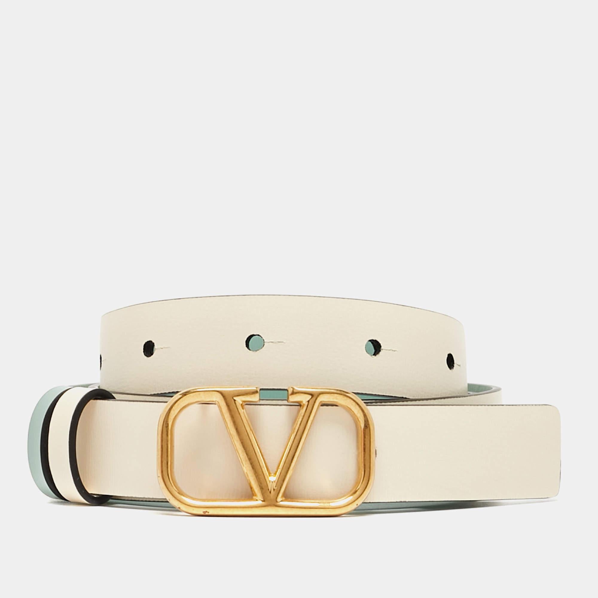 Belts are fine accessories to upgrade any basic look to a statement-making one. We particularly love this offering by Valentino. Formed using leather, the reversible belt has a VLogo buckle for an impeccable finish.

