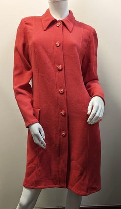 Valentino Miss V 1980s Vintage  Wool  Coat