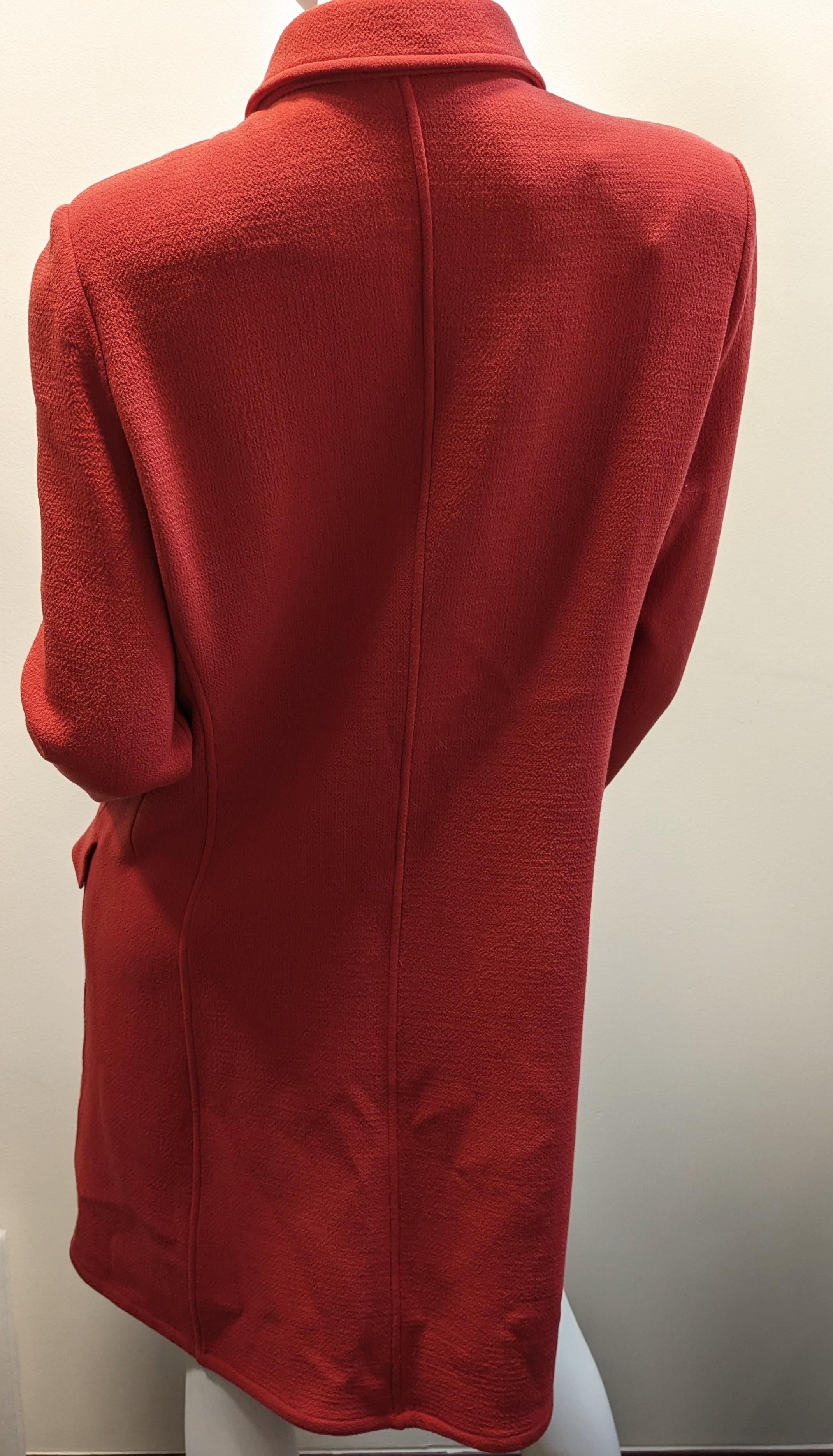 Valentino Miss V 1980er Jahre Vintage  Wolle  Mantel Damen im Angebot