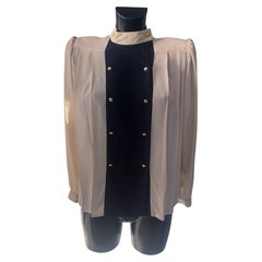 Blusa de seda Valentino Miss V Vintage, excelente estado, años 80