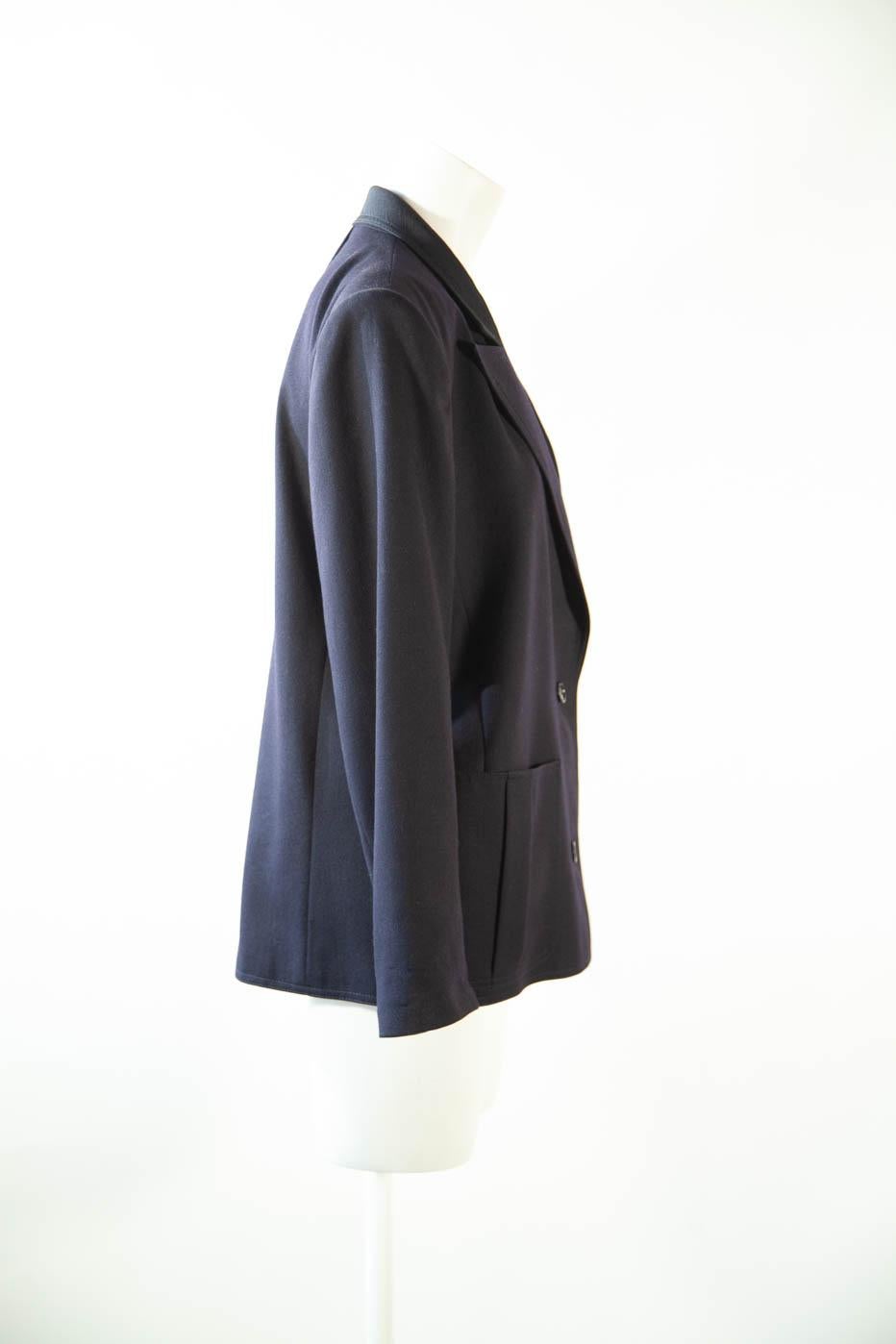 Valentino Miss V navy blazer with 