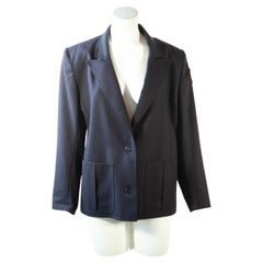 Valentino Miss V "croce rossa Italiana" navy blazer 