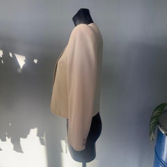 Valentino Miss V Vintage Veste en laine avec boutons ornés de bijoux - 1980